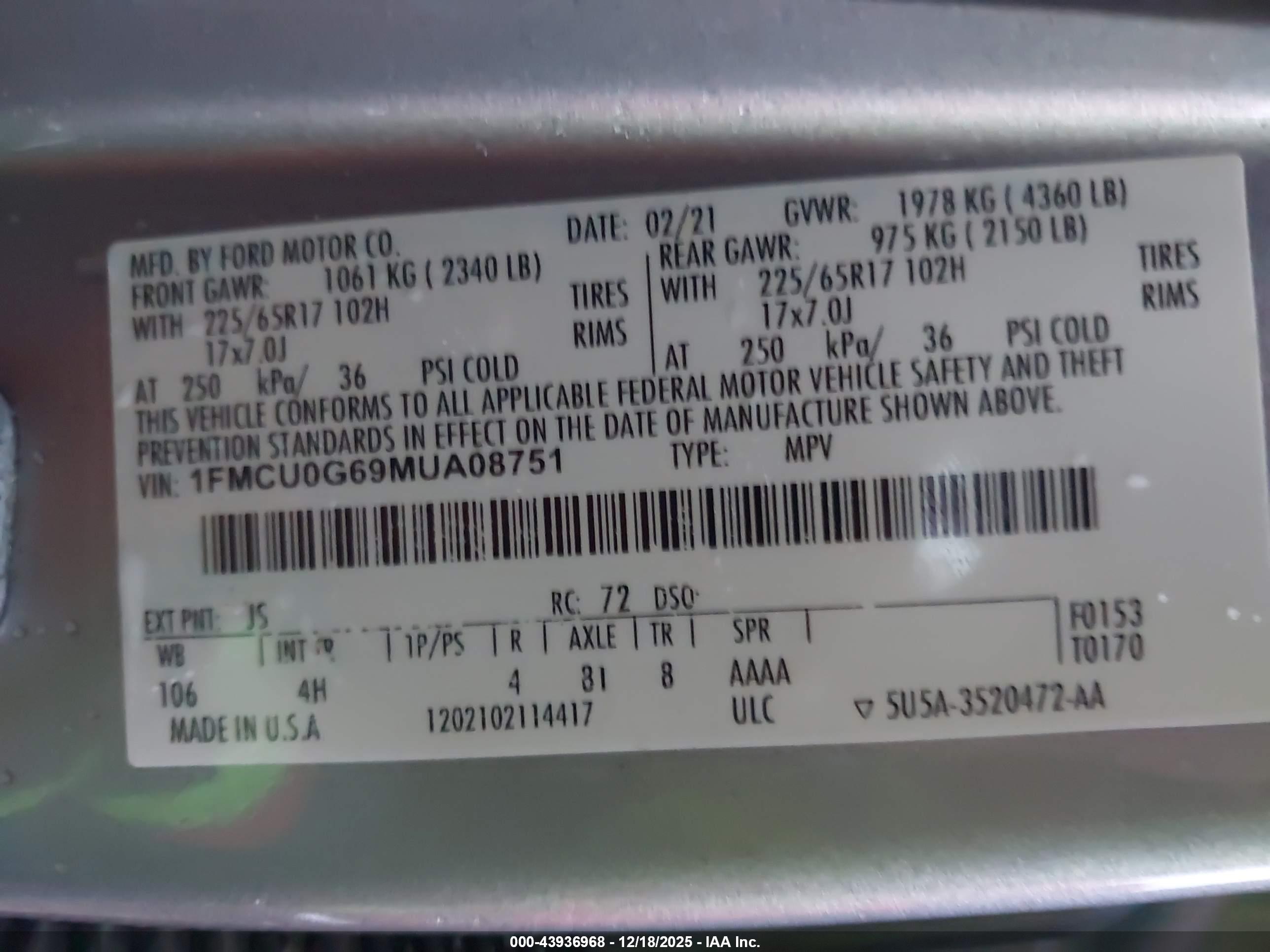 FORD ESCAPE image 9