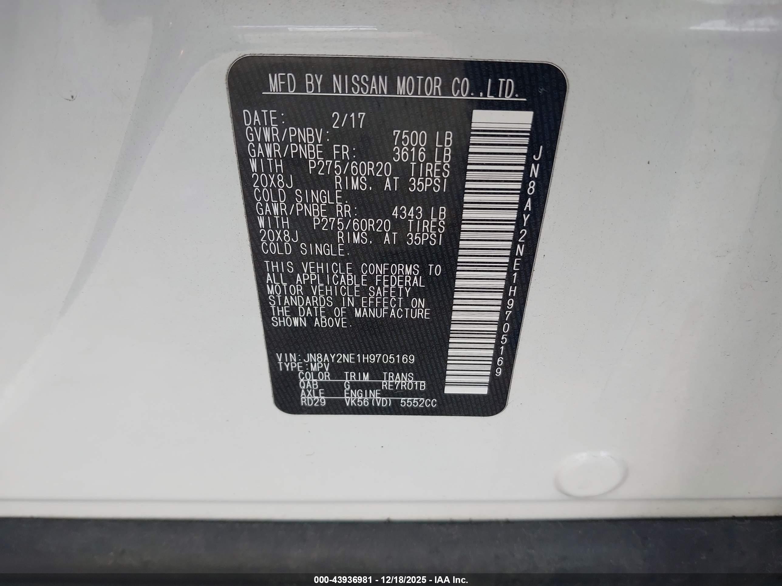 NISSAN ARMADA image 9
