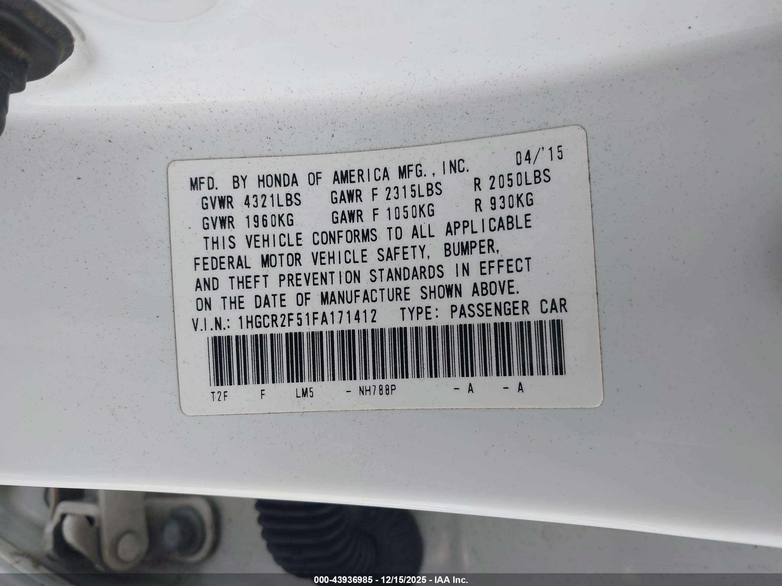 HONDA ACCORD image 9