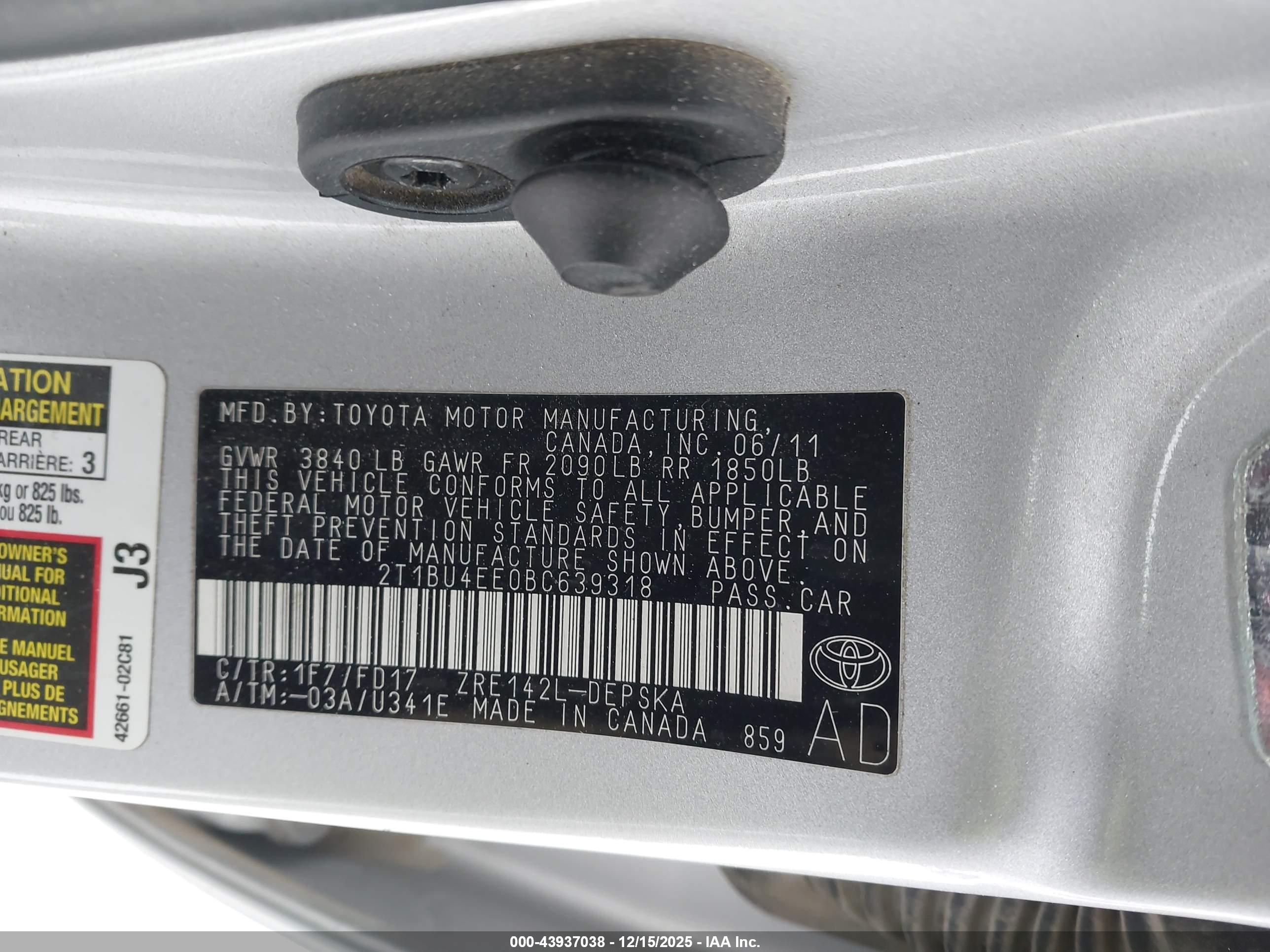 TOYOTA COROLLA image 9