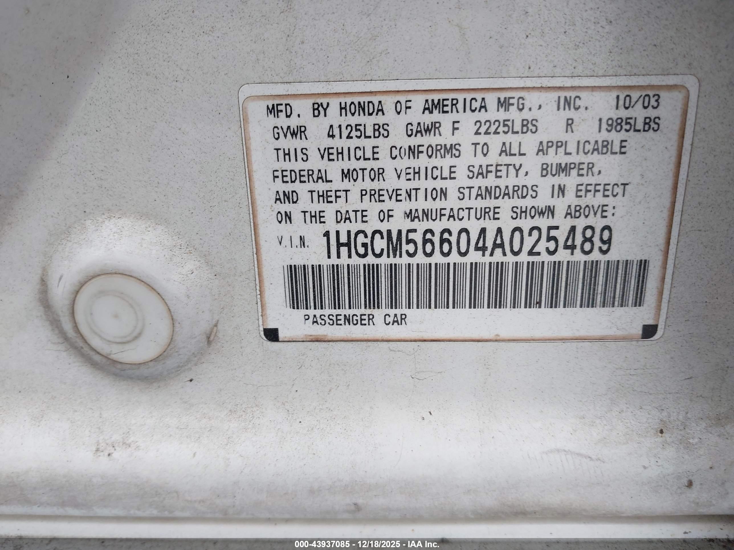 HONDA ACCORD image 9