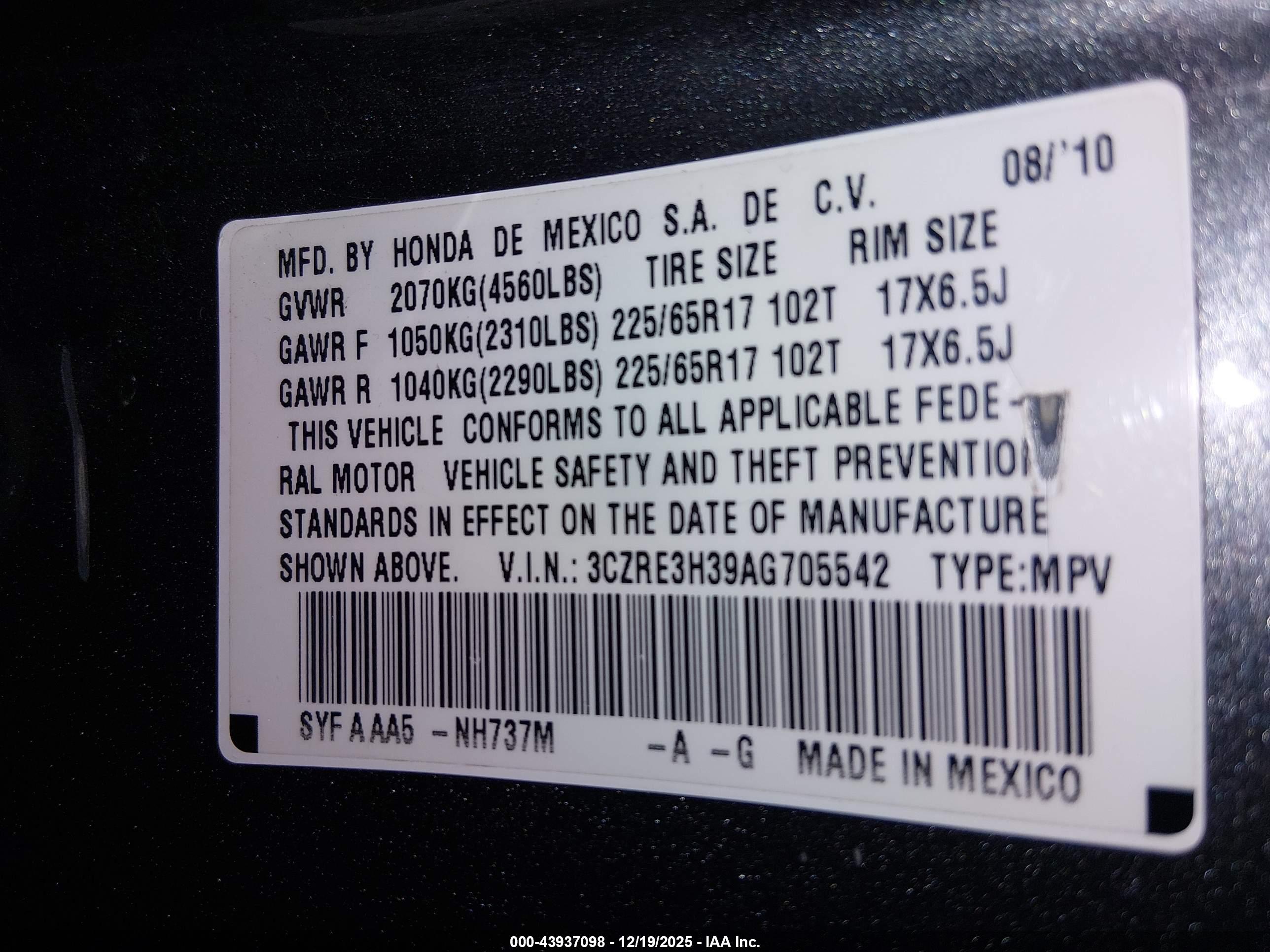 HONDA CR-V image 9