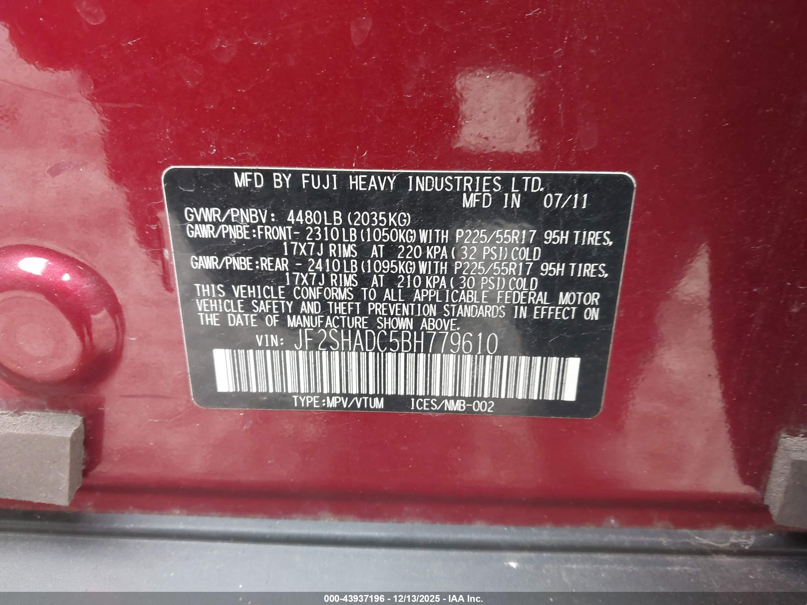 SUBARU FORESTER image 9