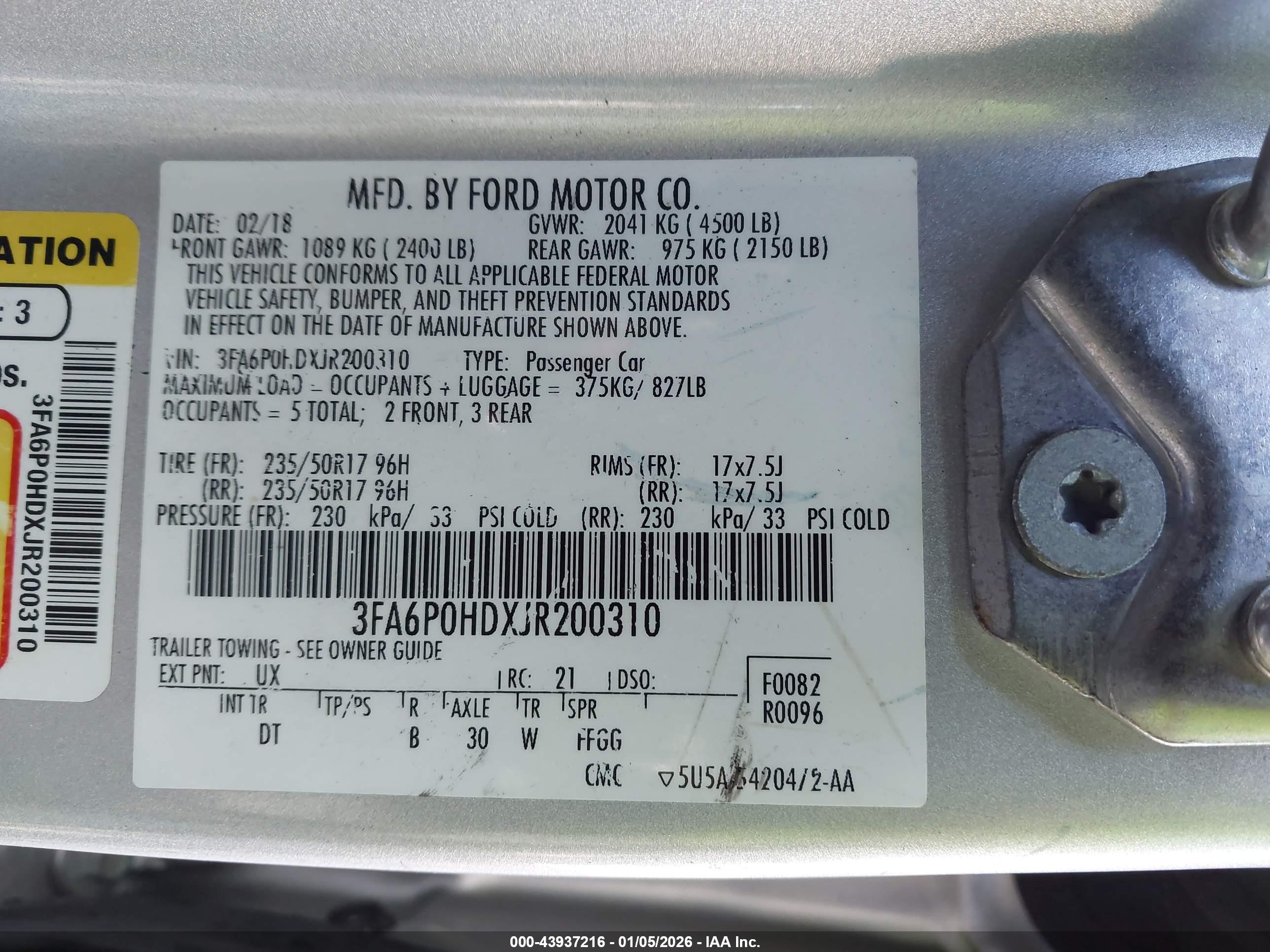 FORD FUSION image 9