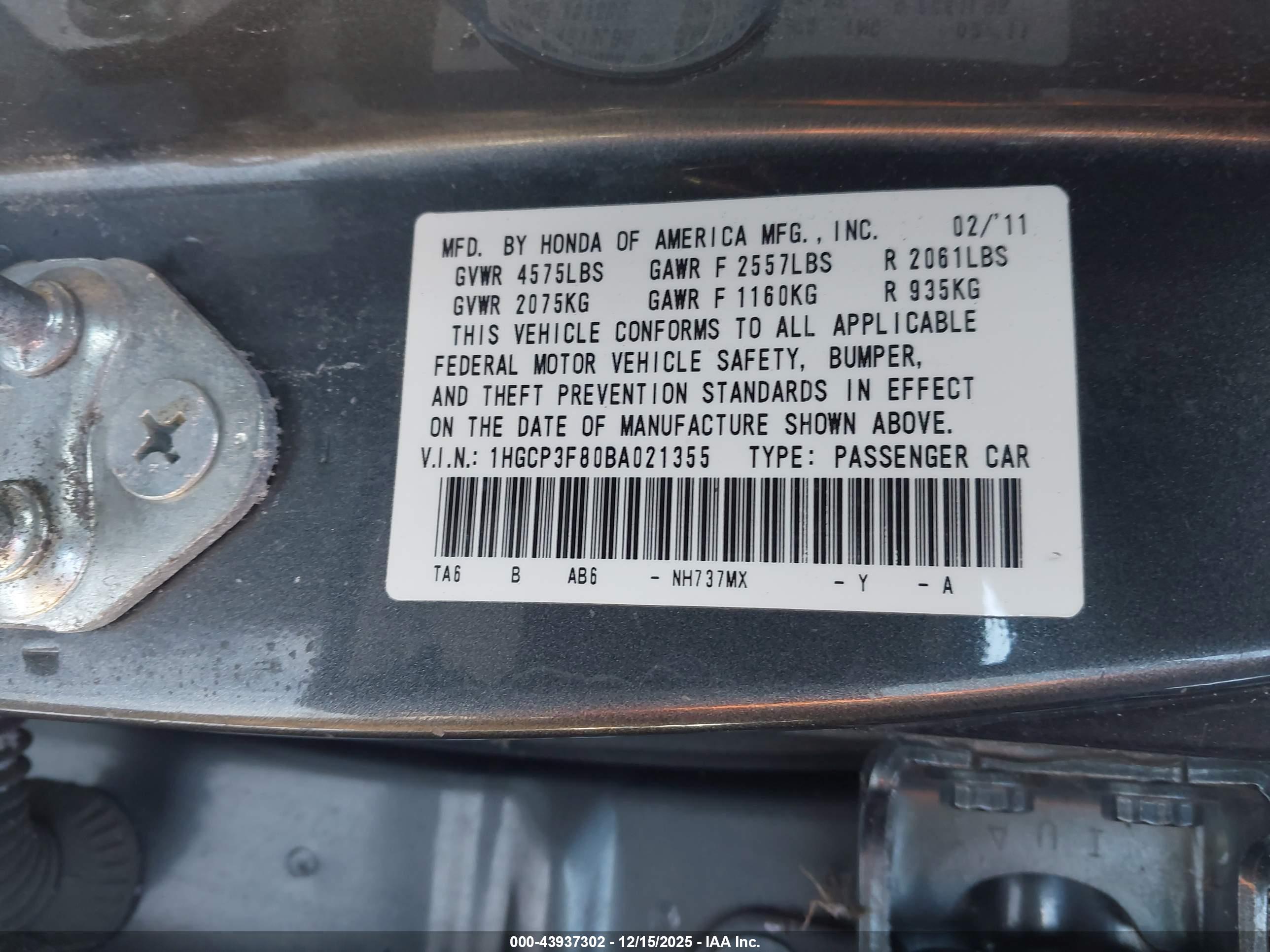 HONDA ACCORD image 9