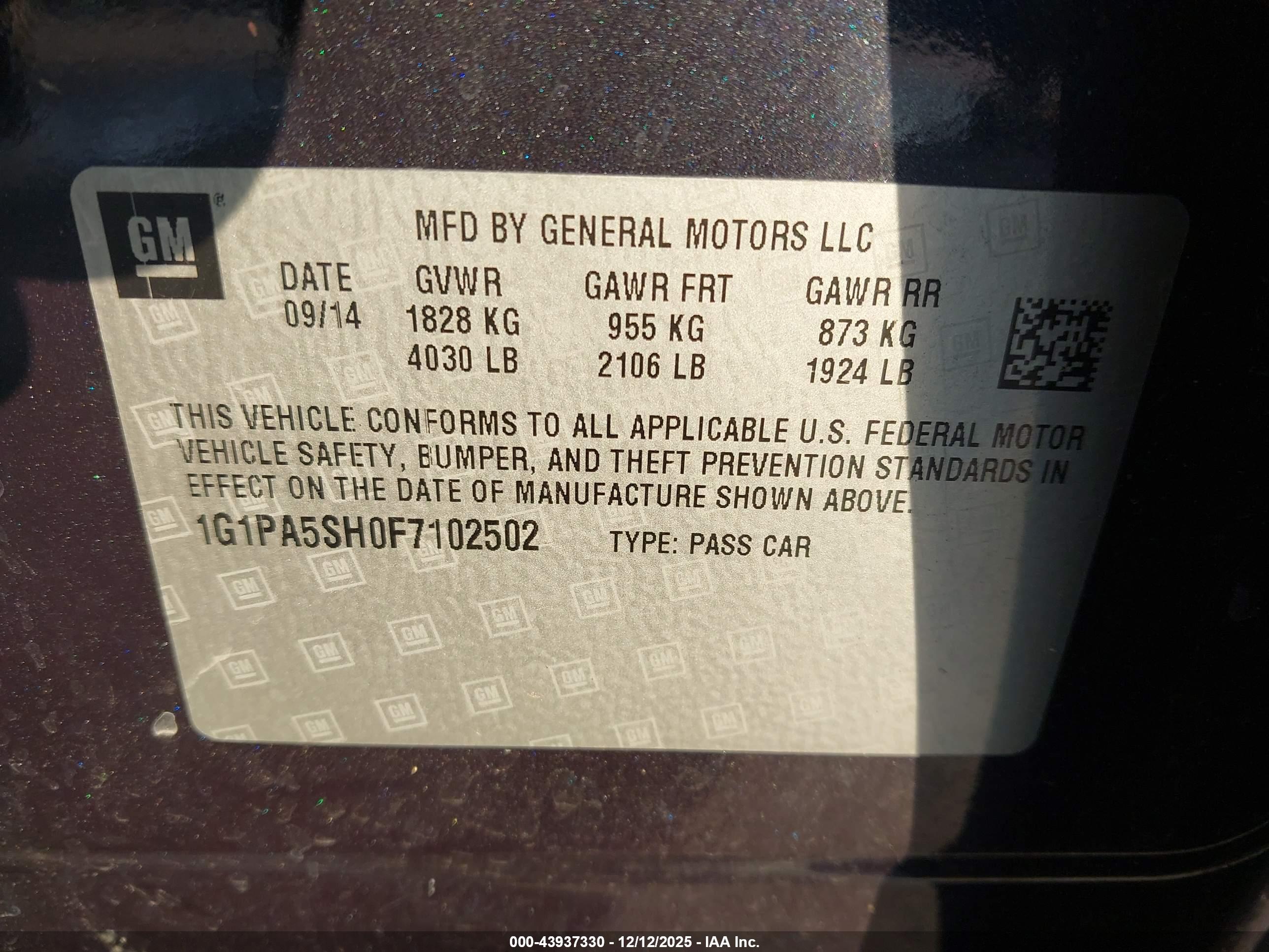 CHEVROLET CRUZE image 9
