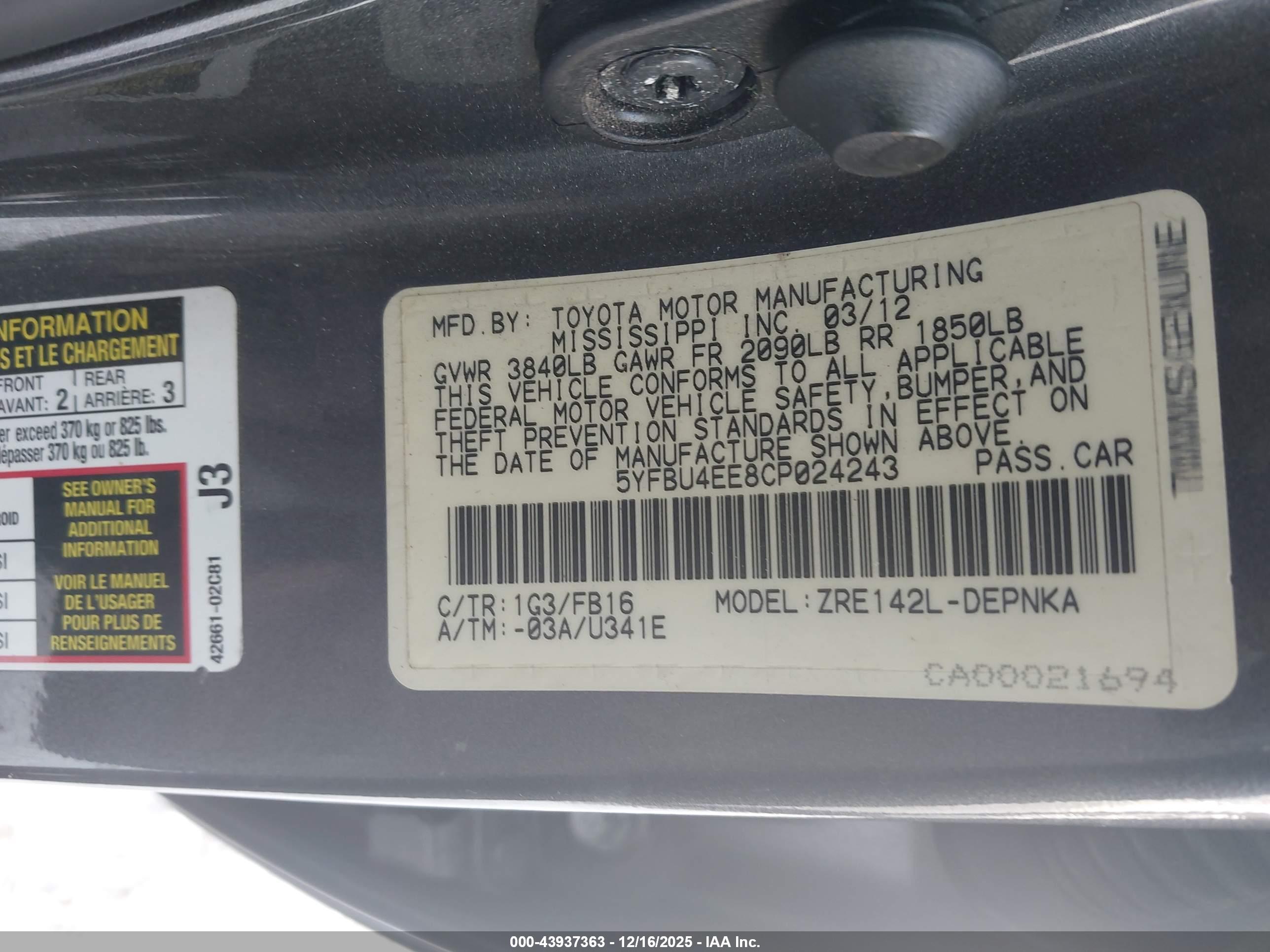TOYOTA COROLLA image 9