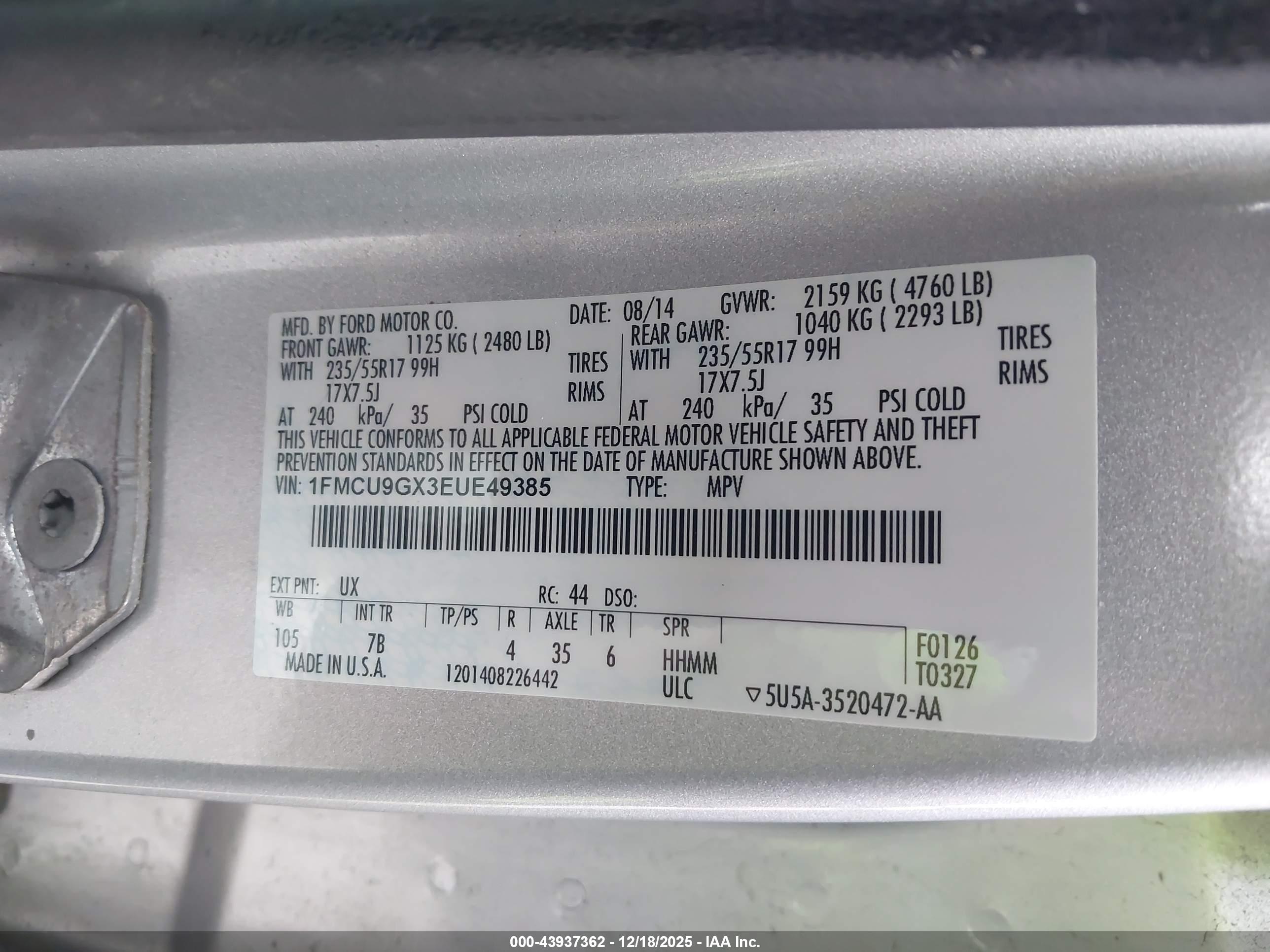 FORD ESCAPE image 9