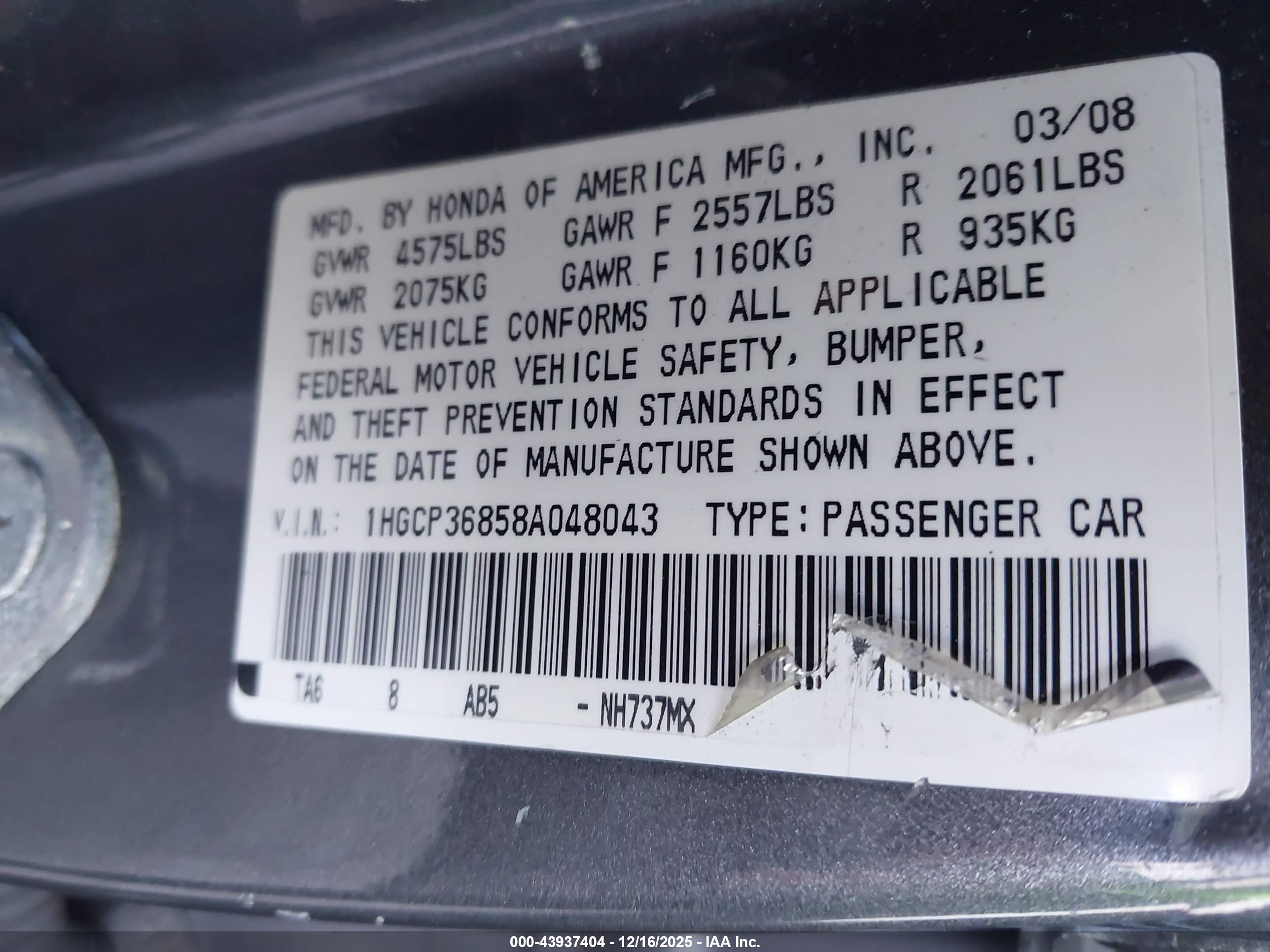 HONDA ACCORD image 9