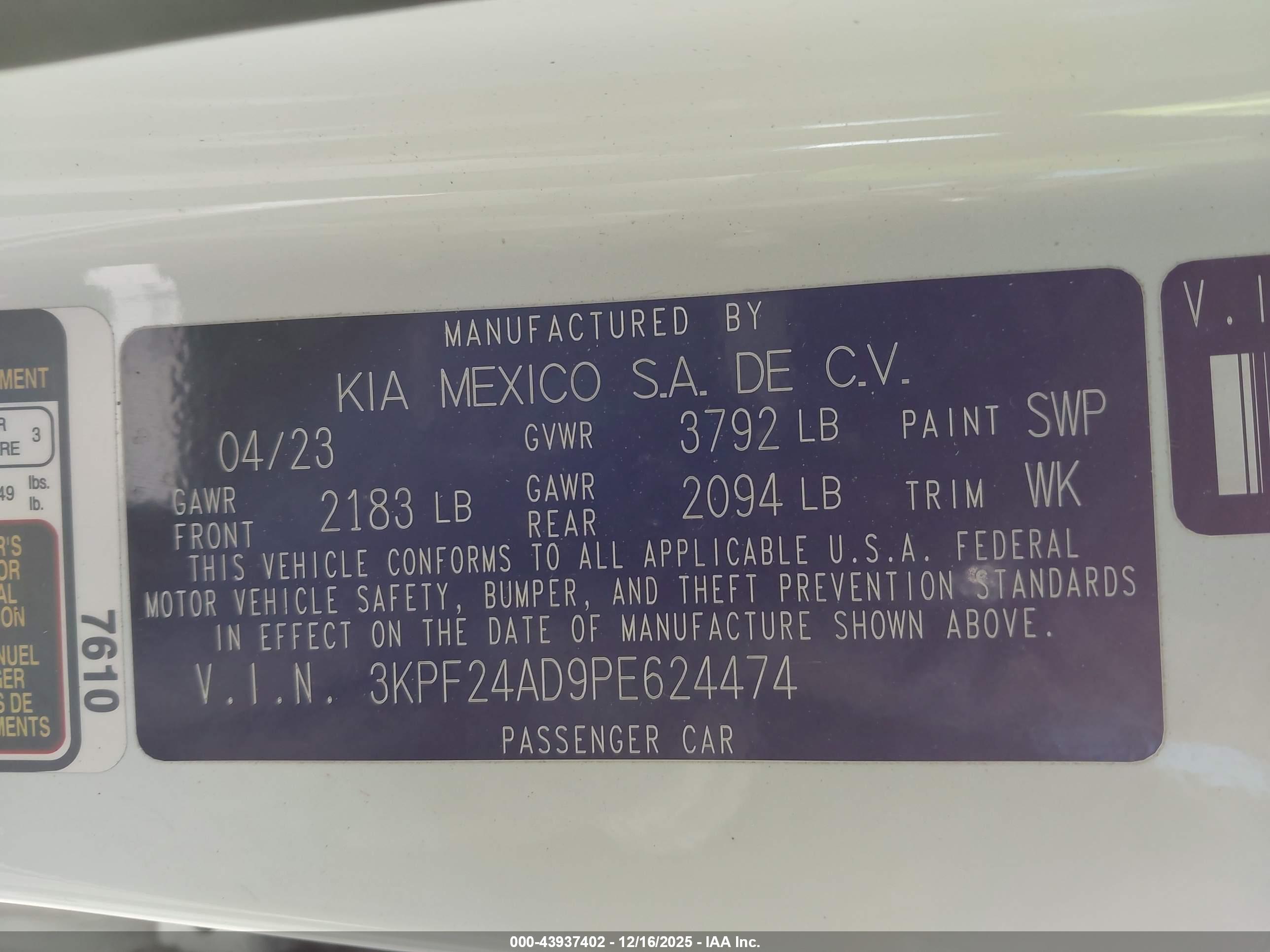 KIA FORTE image 9