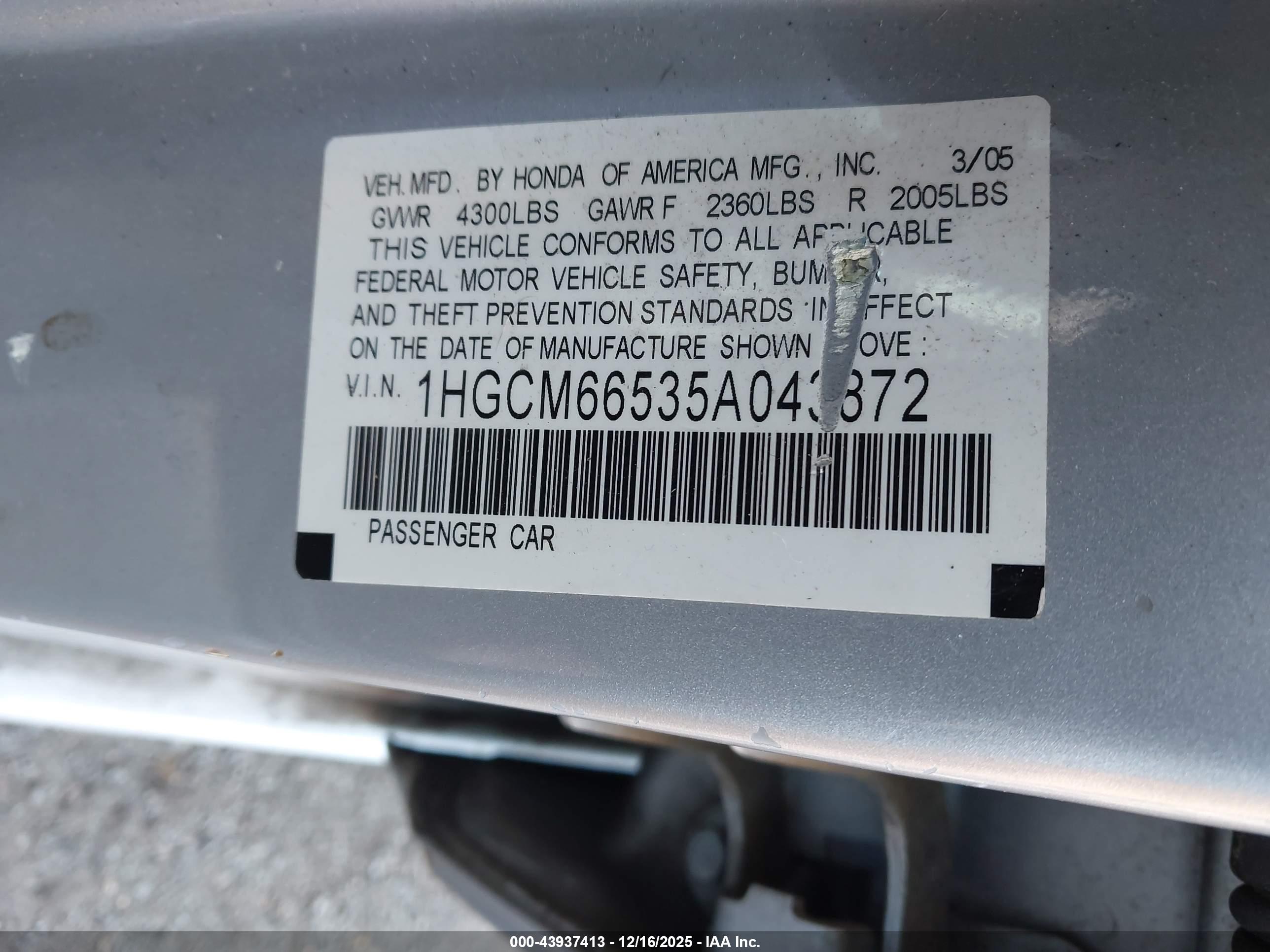 HONDA ACCORD image 9