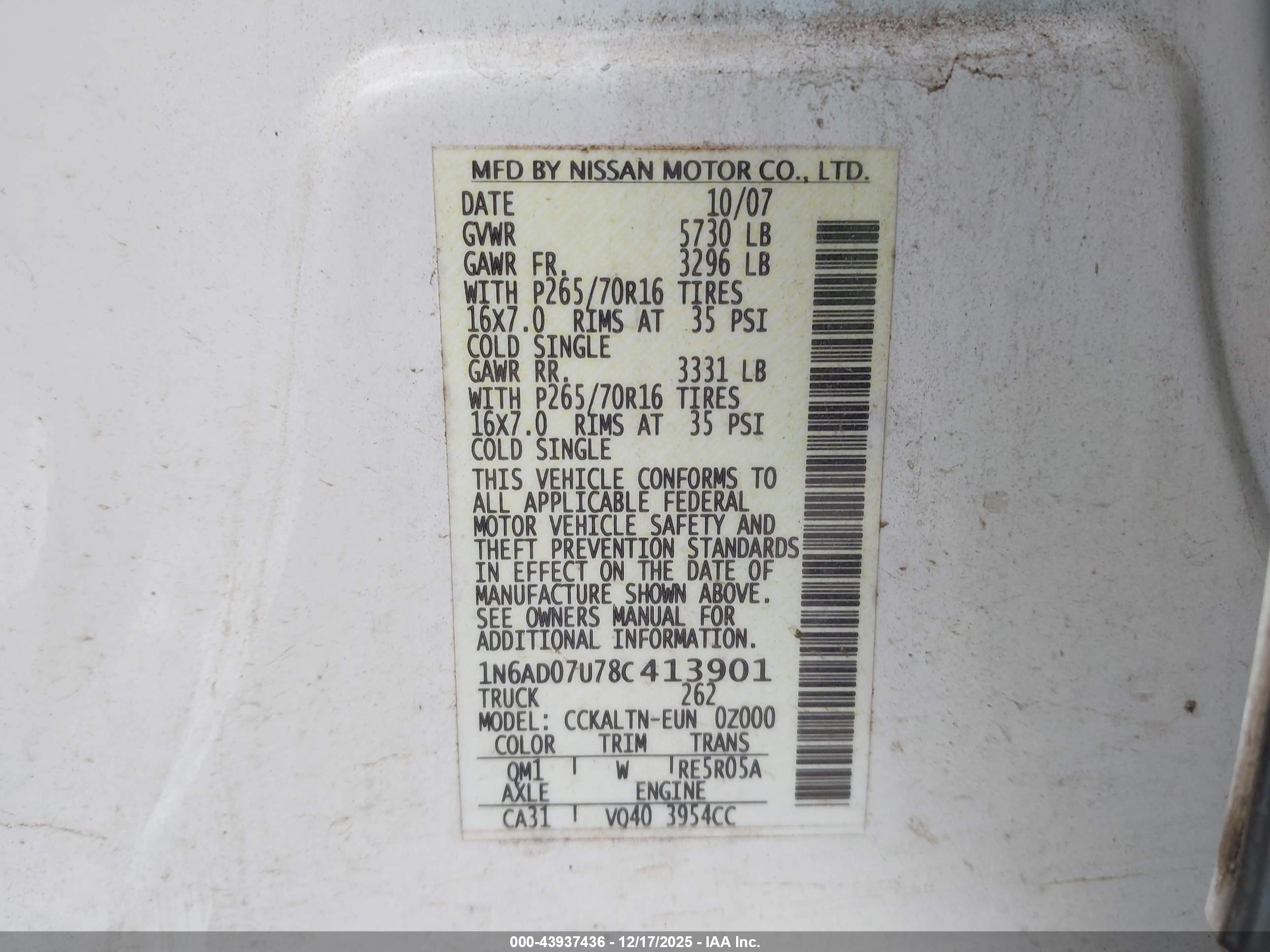 NISSAN FRONTIER image 9