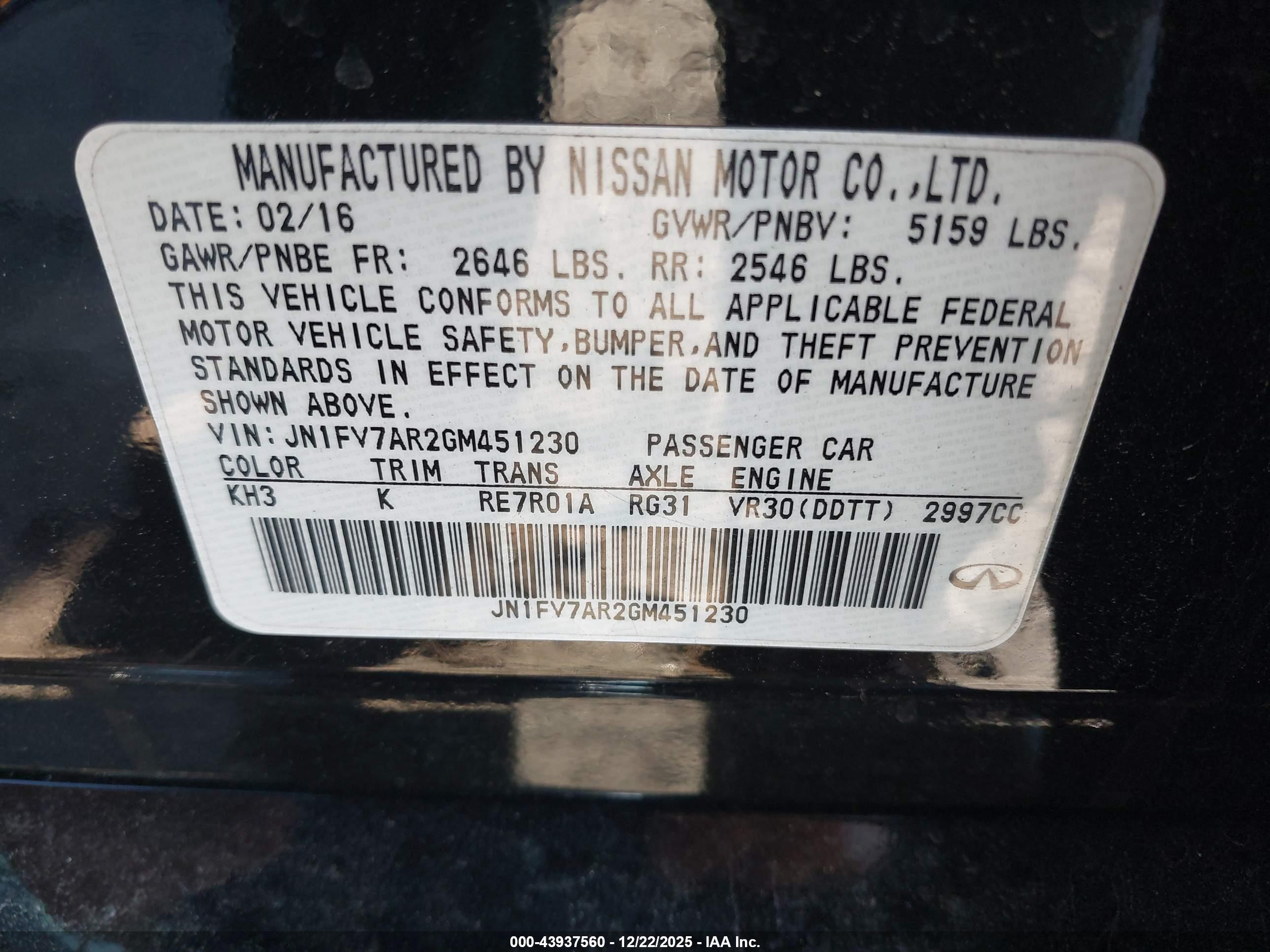 INFINITI Q50 image 9