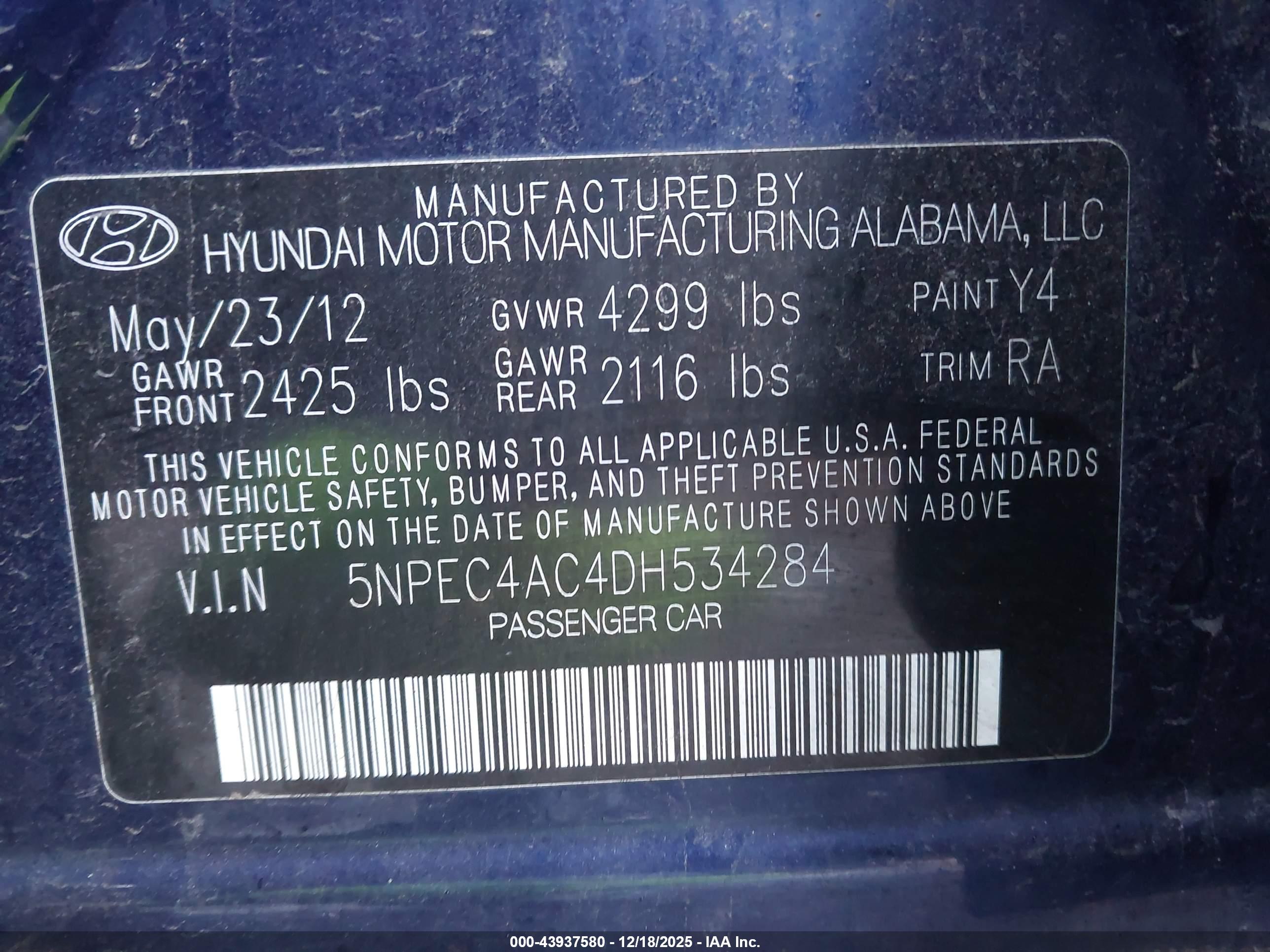 HYUNDAI SONATA image 9