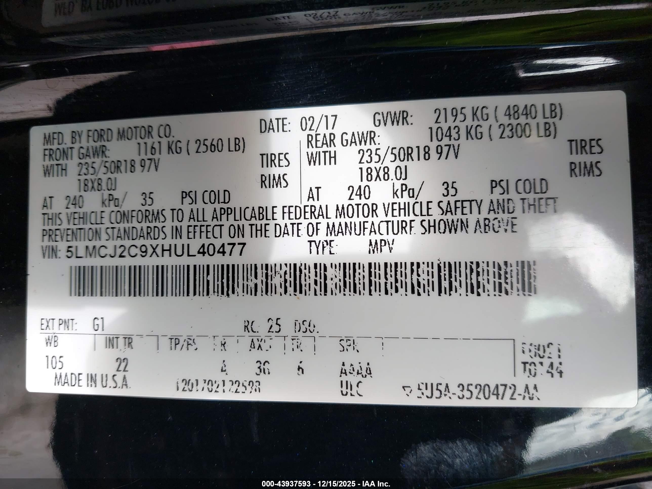 LINCOLN MKC image 9