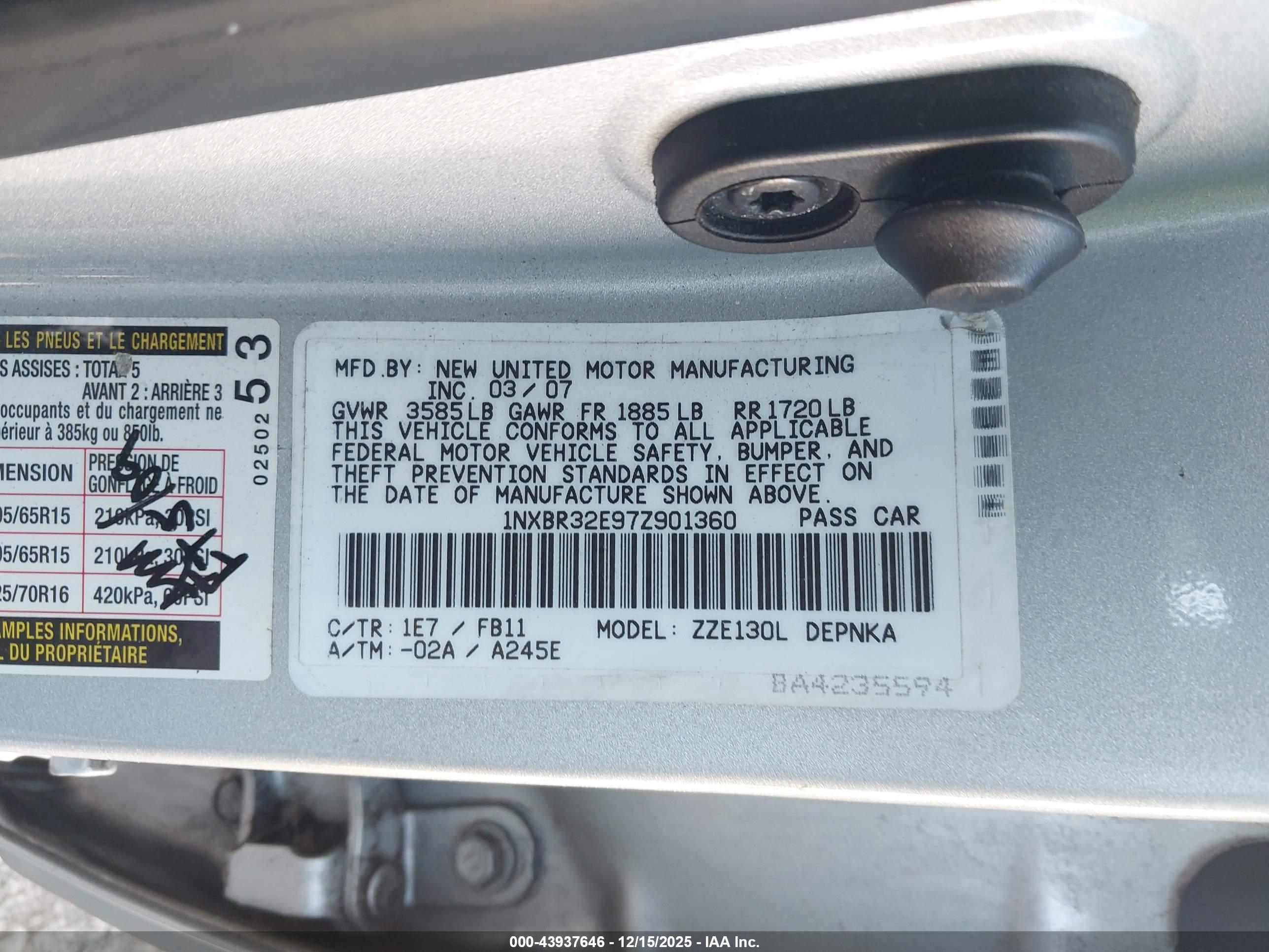TOYOTA COROLLA image 9