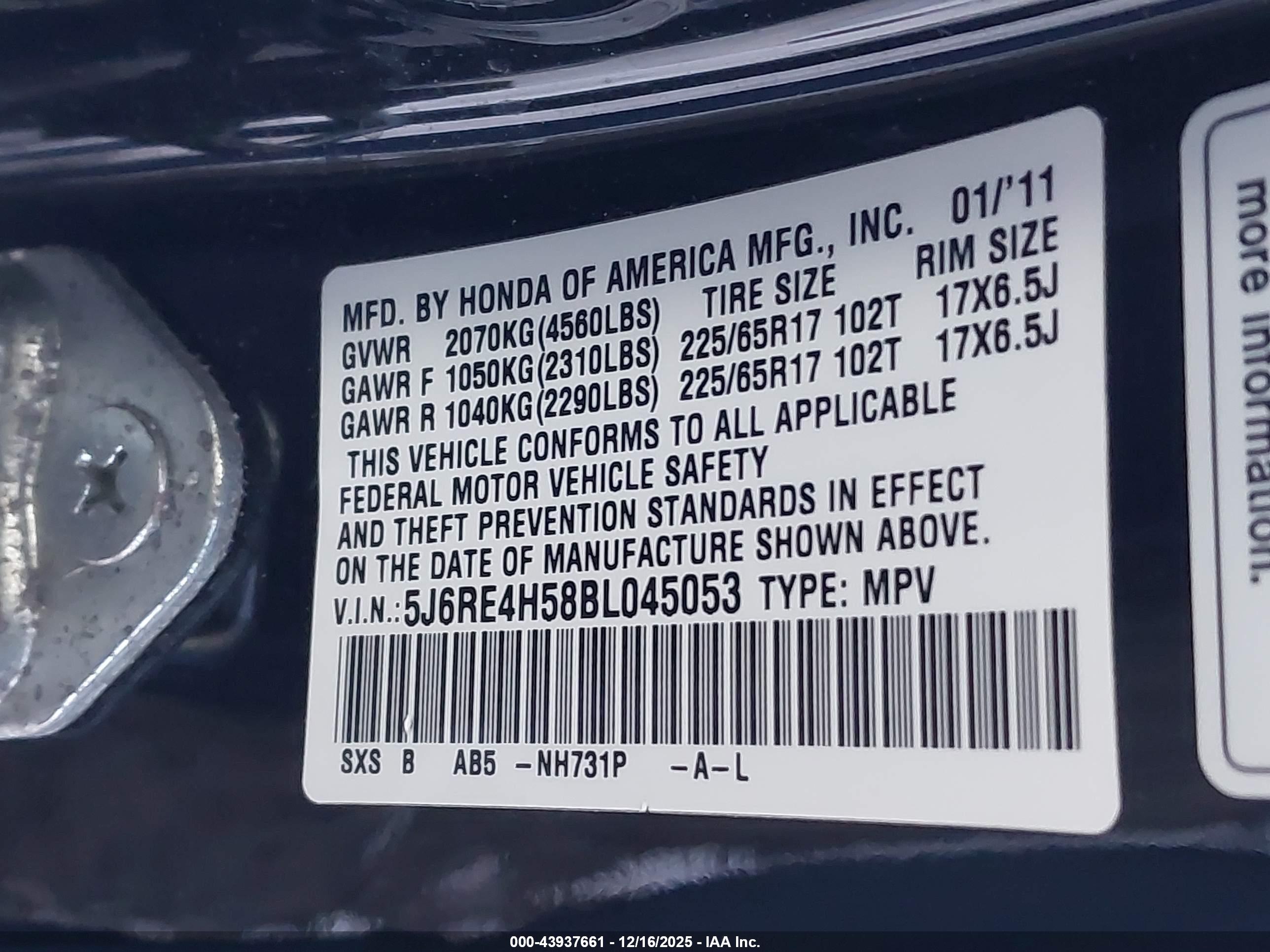 HONDA CR-V image 9