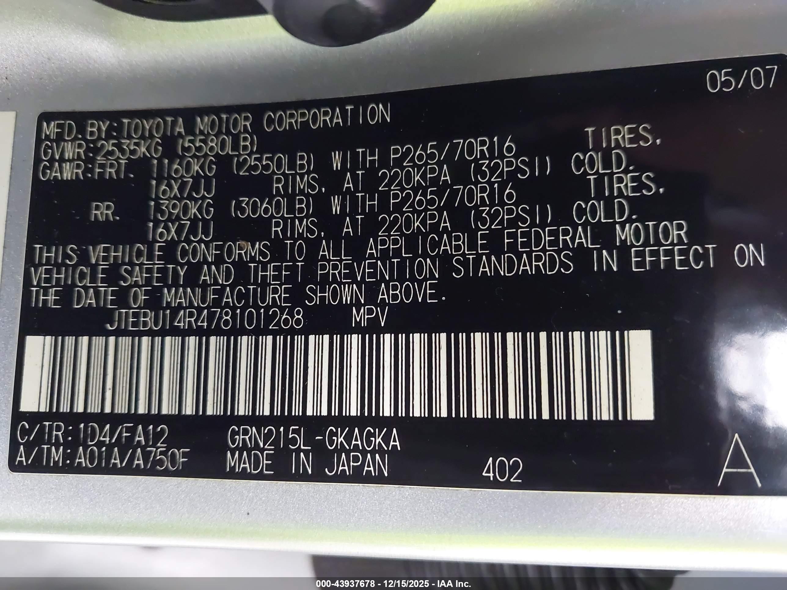 TOYOTA 4RUNNER image 9