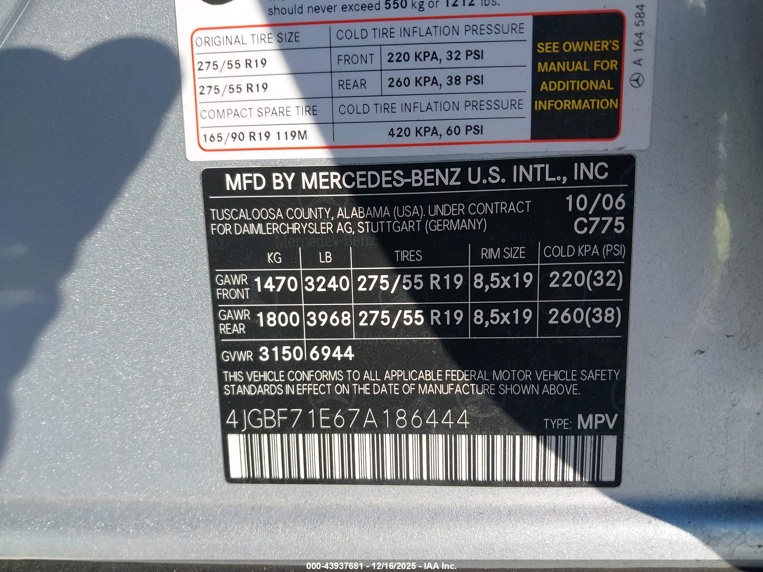 MERCEDES-BENZ GL image 9