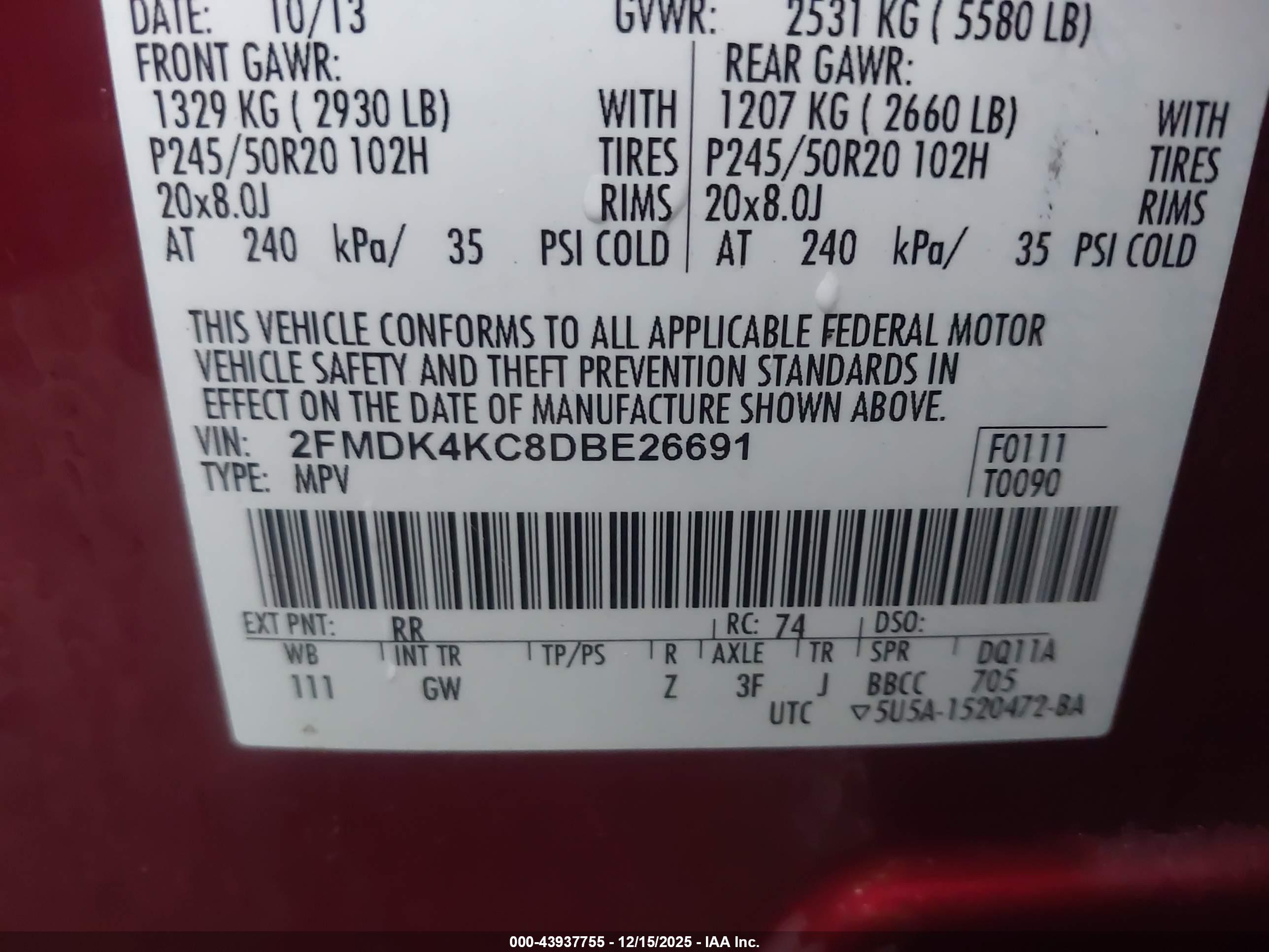 FORD EDGE image 9