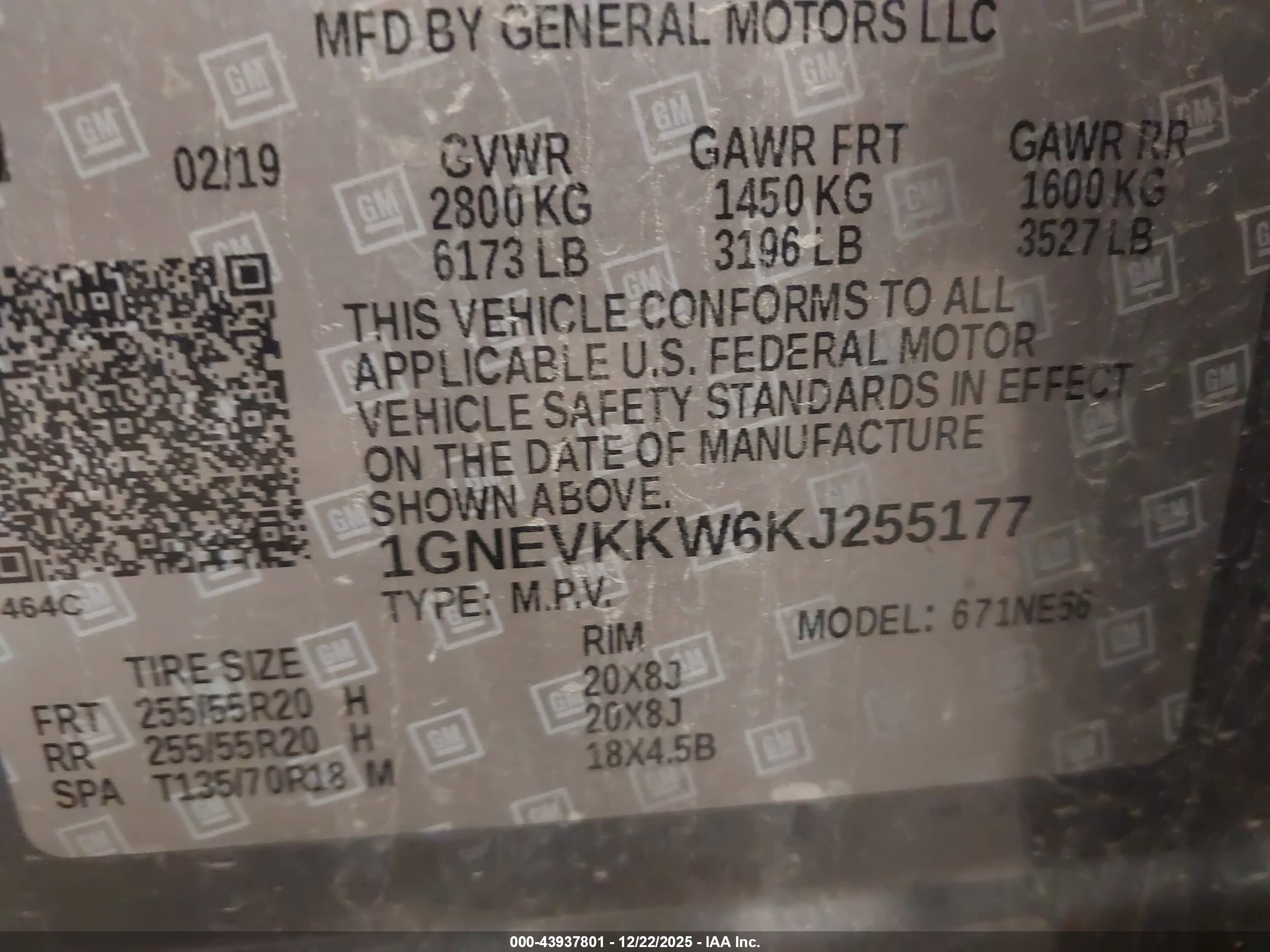 CHEVROLET TRAVERSE image 9