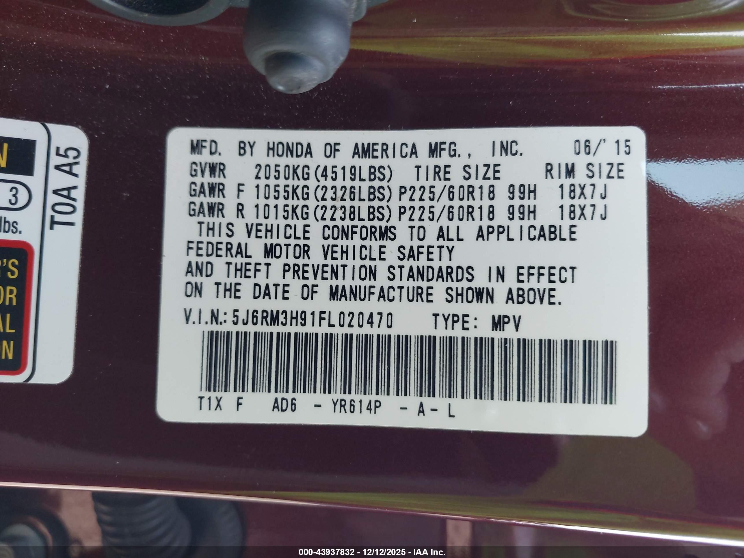 HONDA CR-V image 9