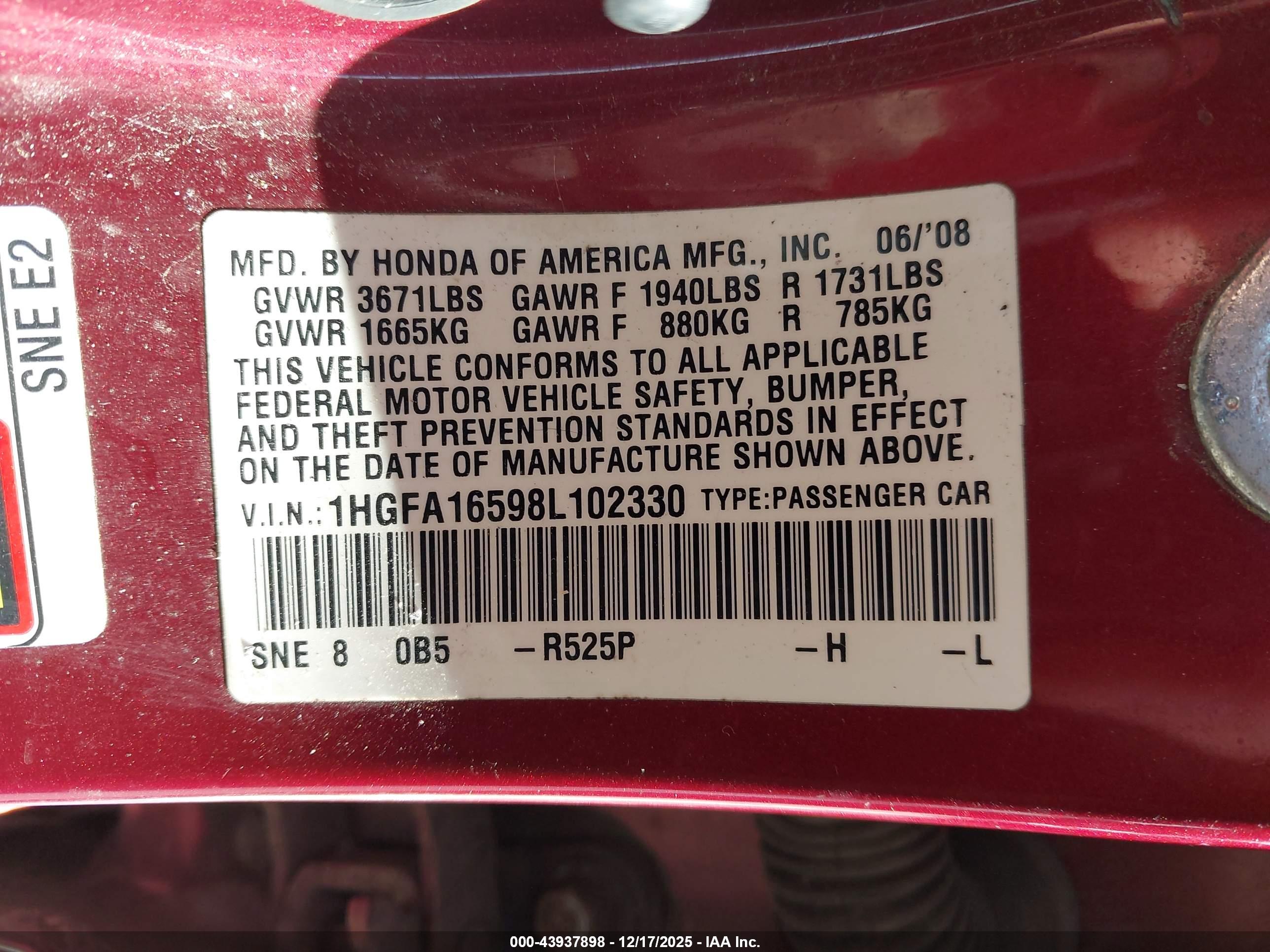 HONDA CIVIC image 9