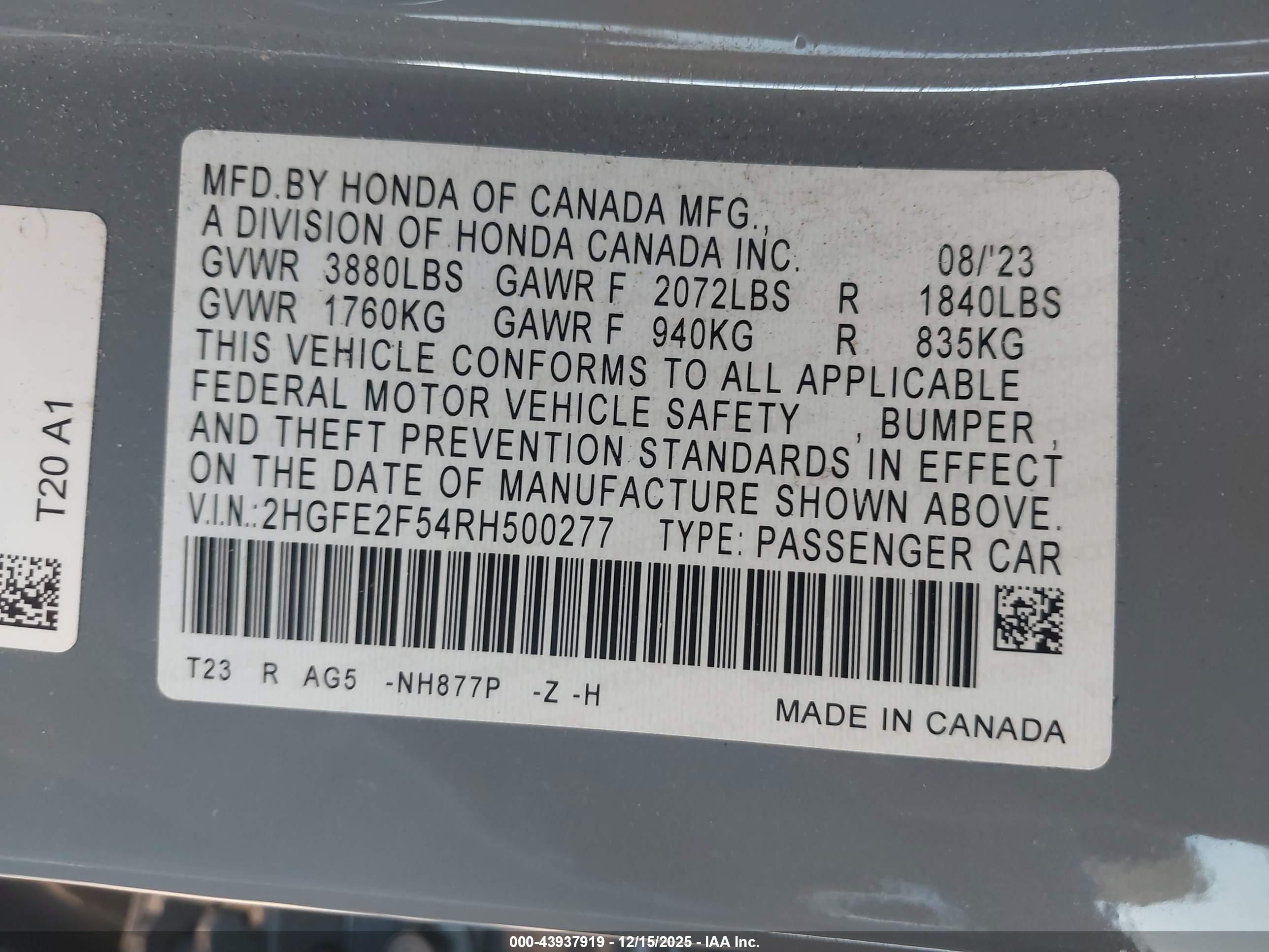 HONDA CIVIC image 9