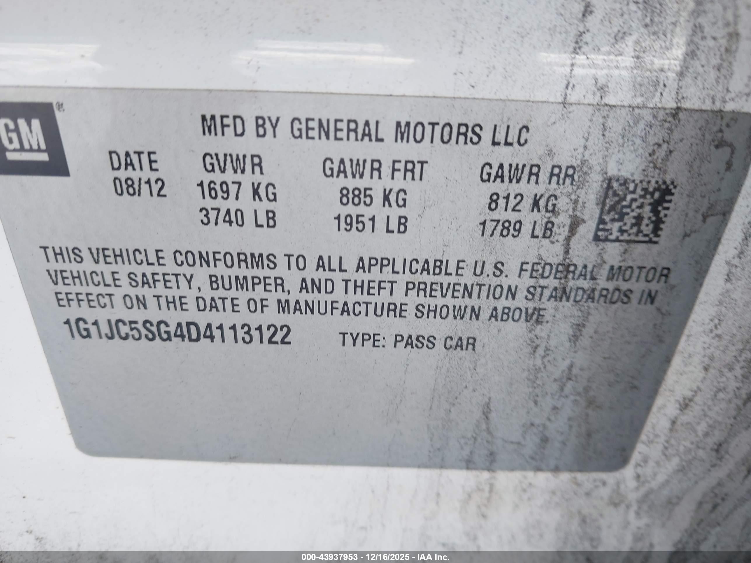 CHEVROLET SONIC image 9