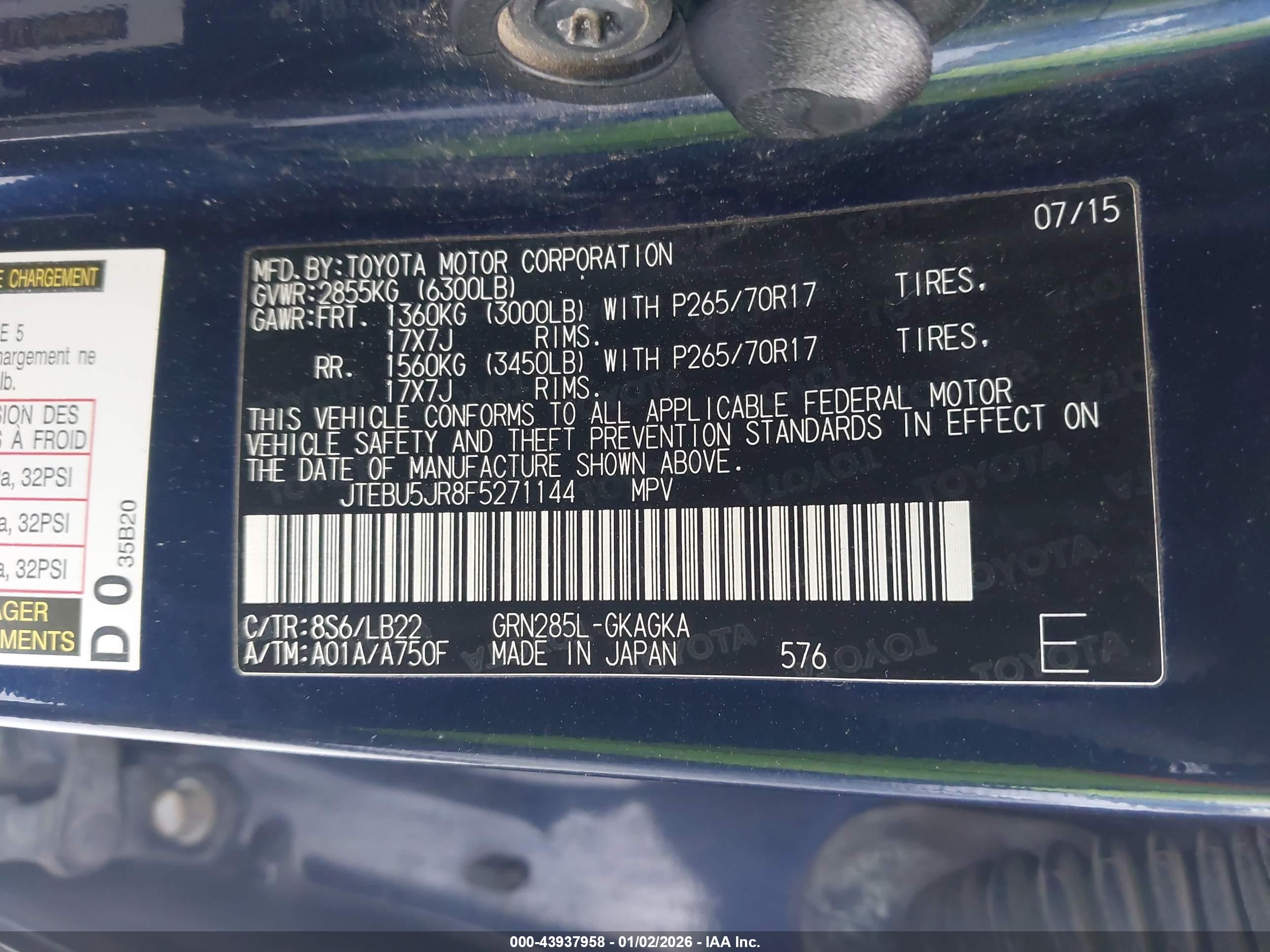 TOYOTA 4RUNNER image 9
