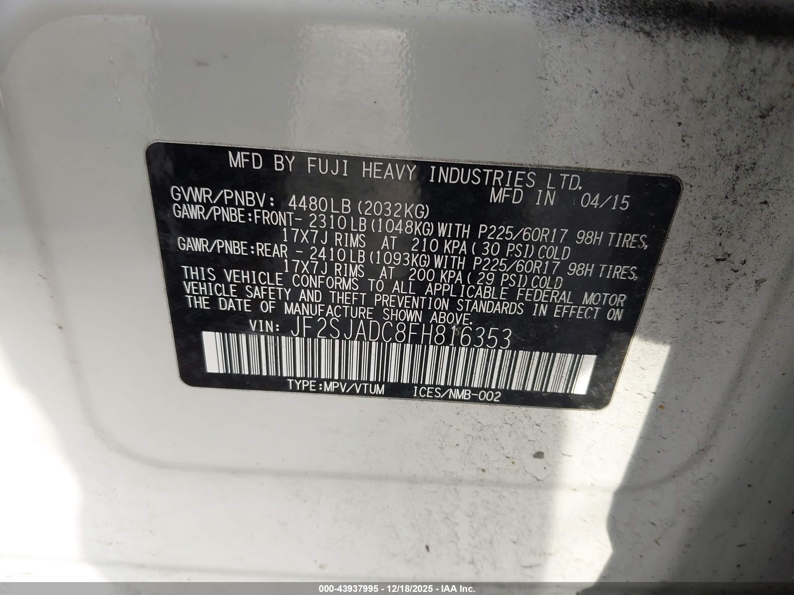 SUBARU FORESTER image 9