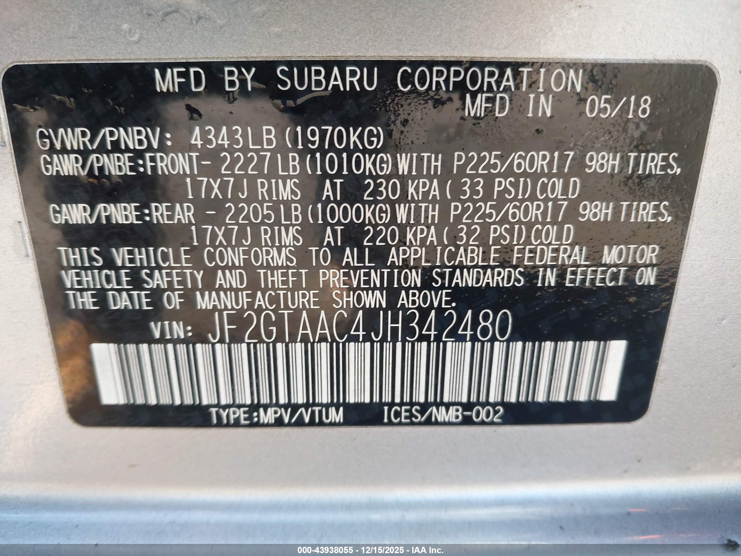 SUBARU CROSSTREK image 9