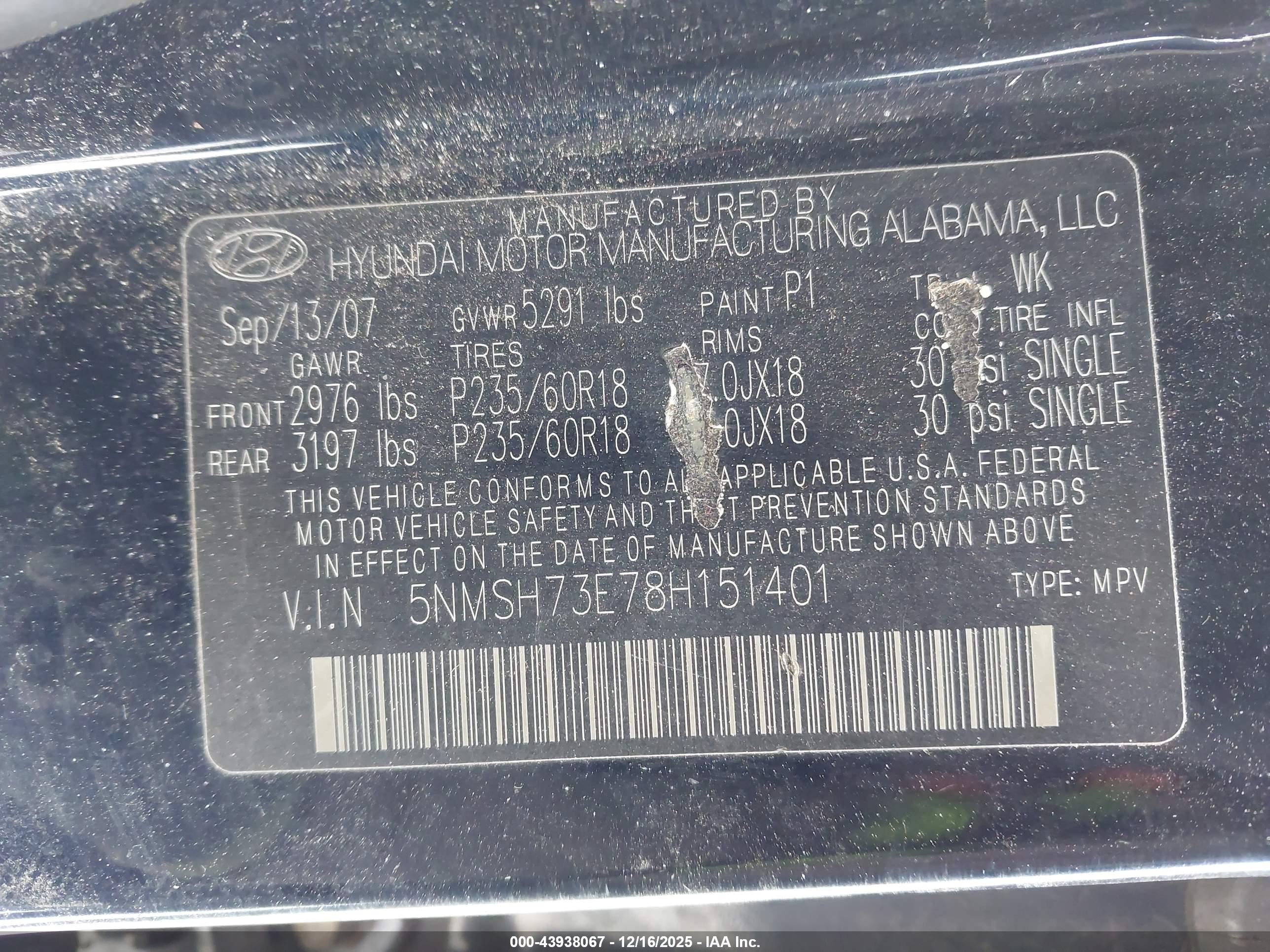 HYUNDAI SANTA image 9