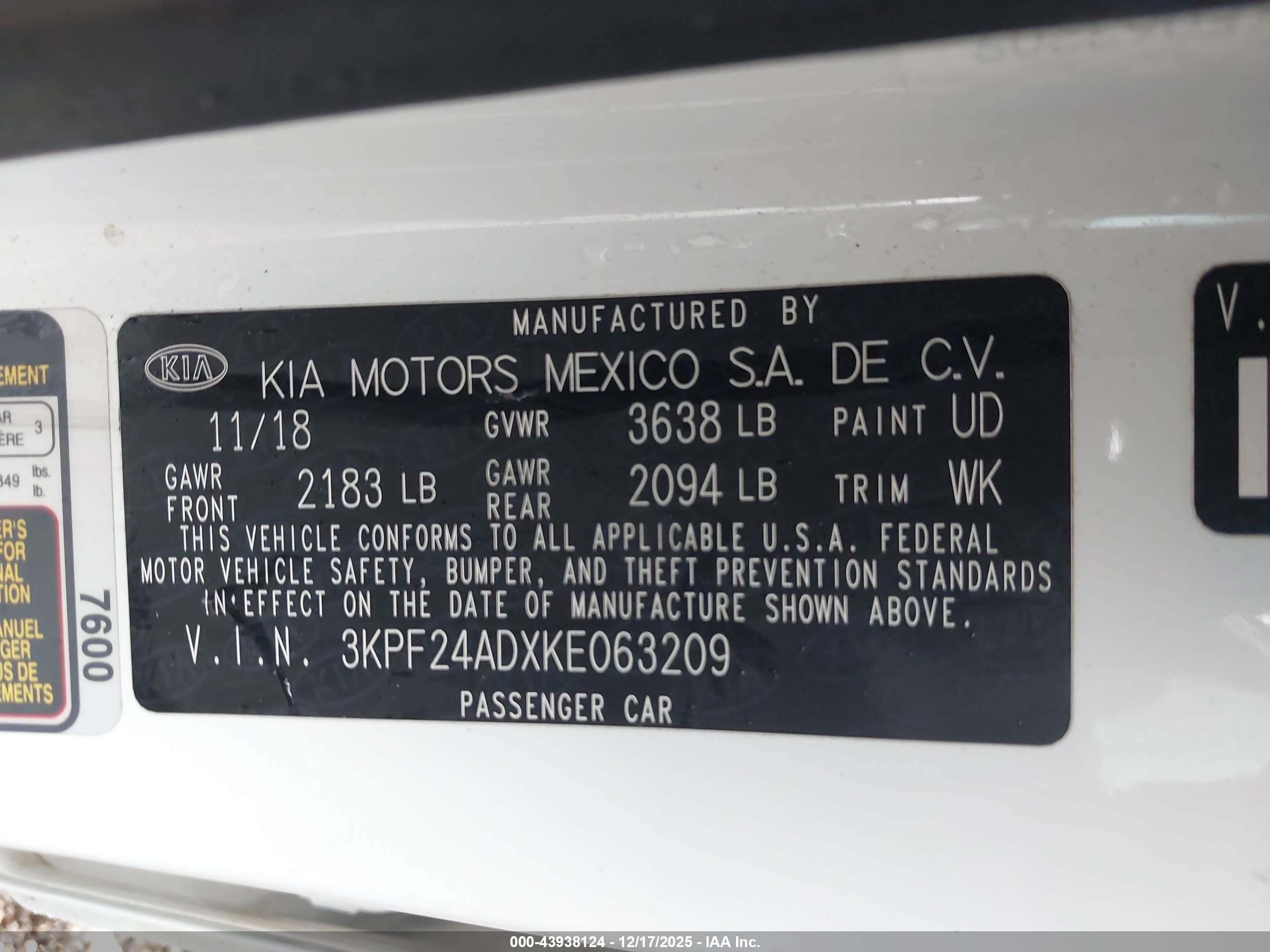 KIA FORTE image 9