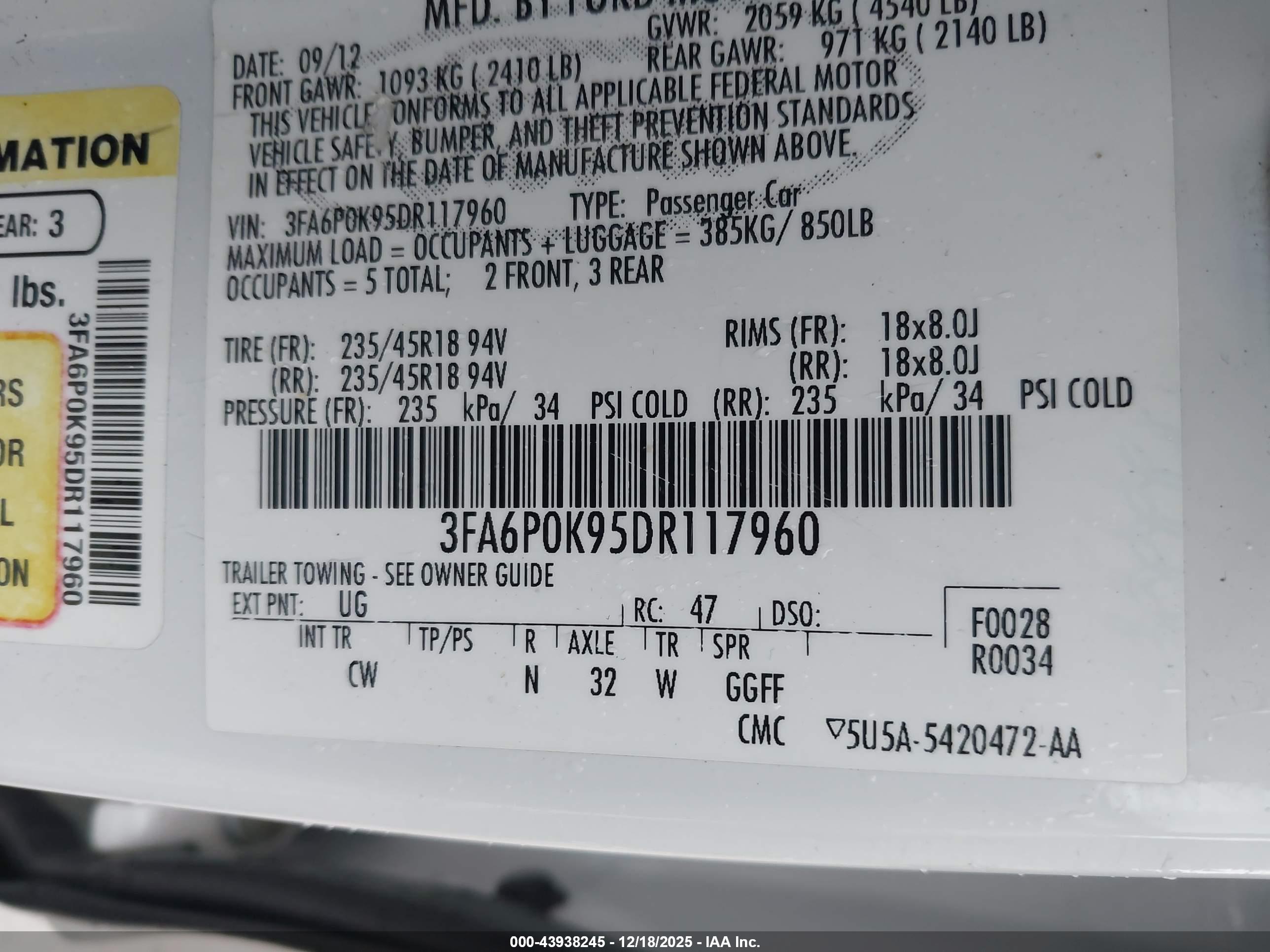 FORD FUSION image 9