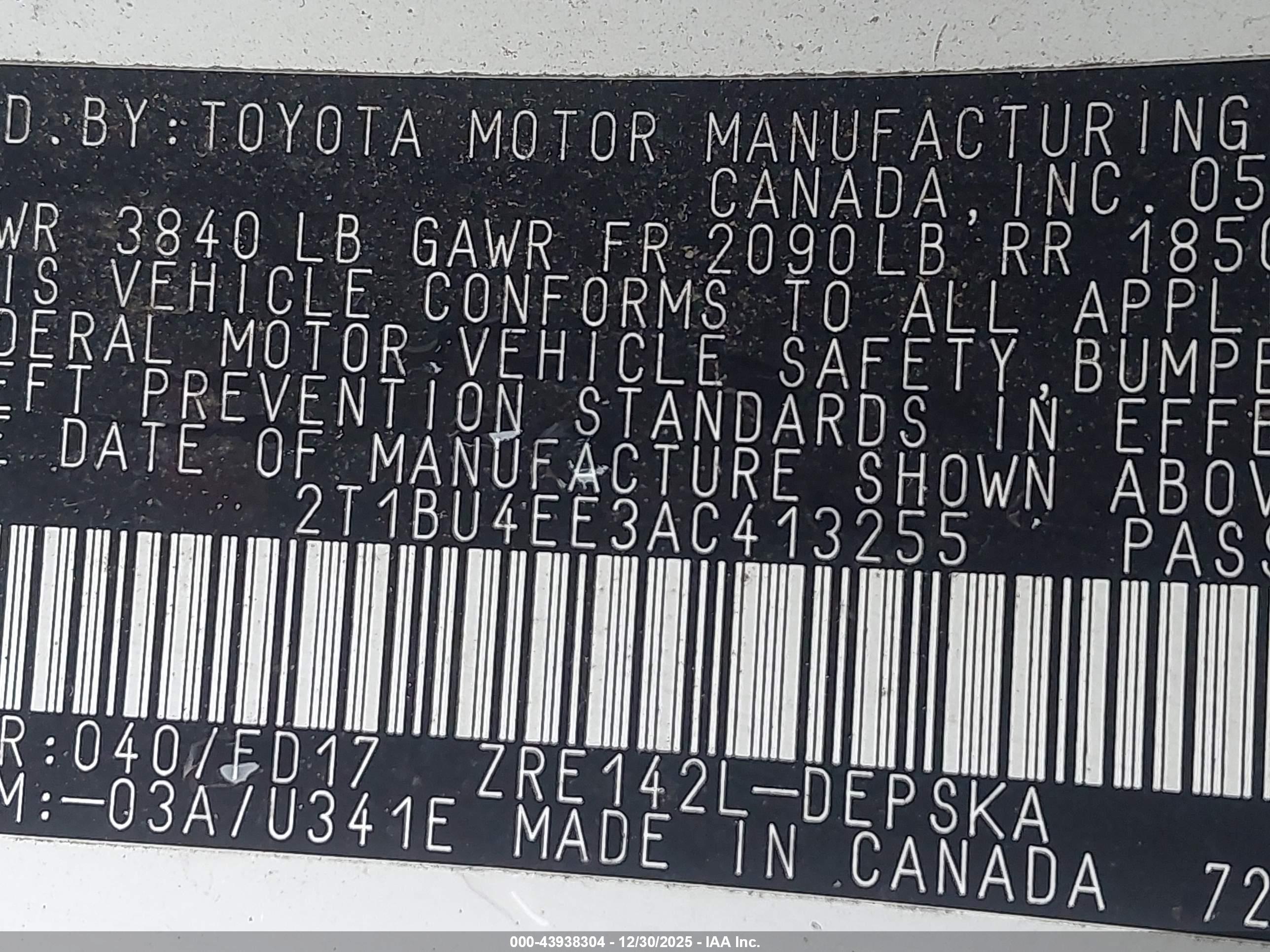 TOYOTA COROLLA image 9