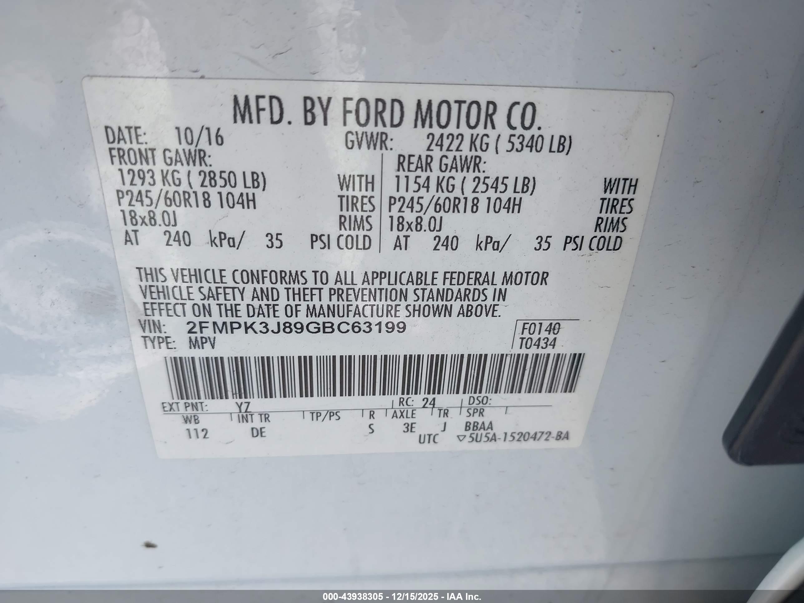 FORD EDGE image 9