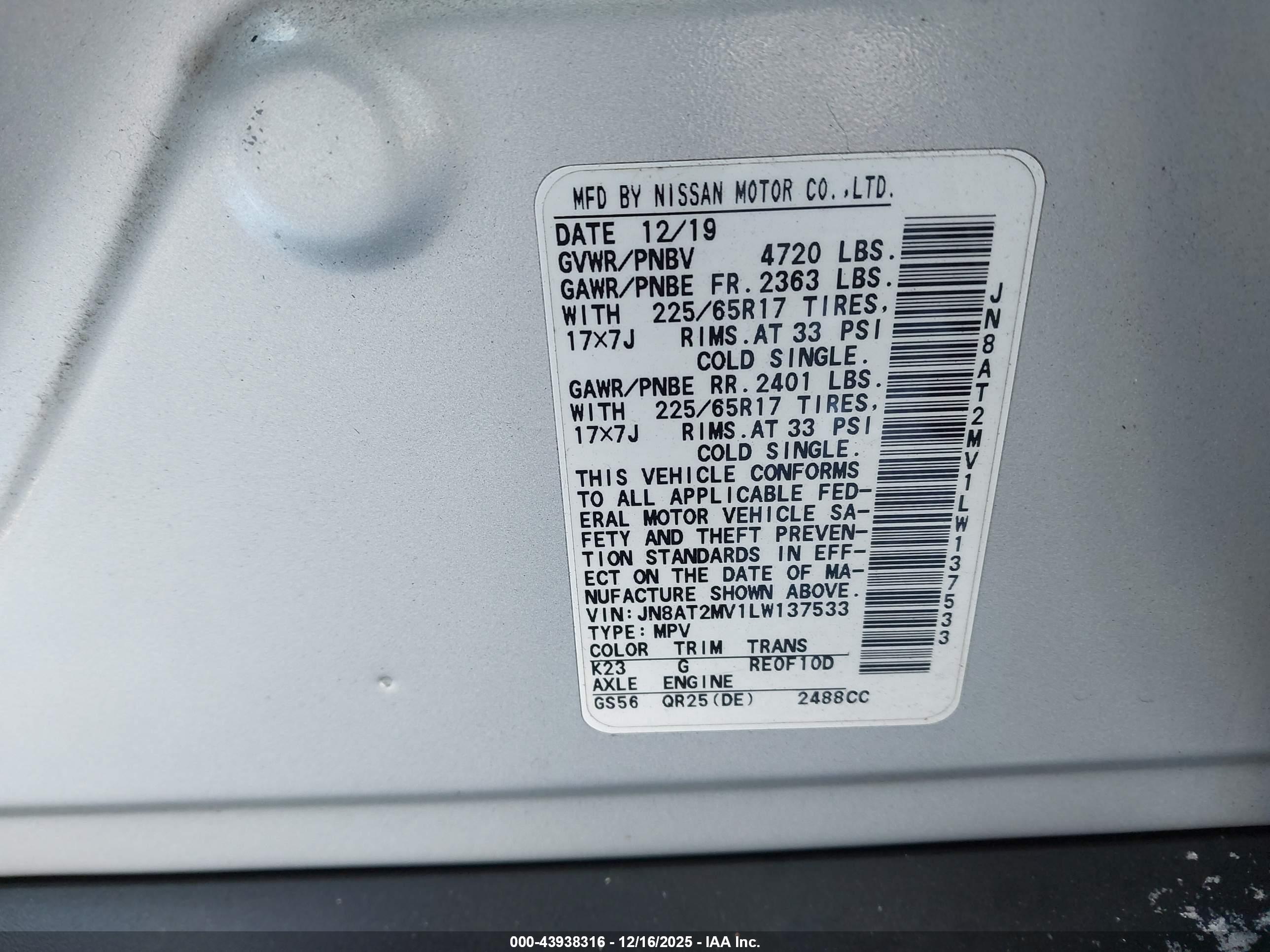 NISSAN ROGUE image 9