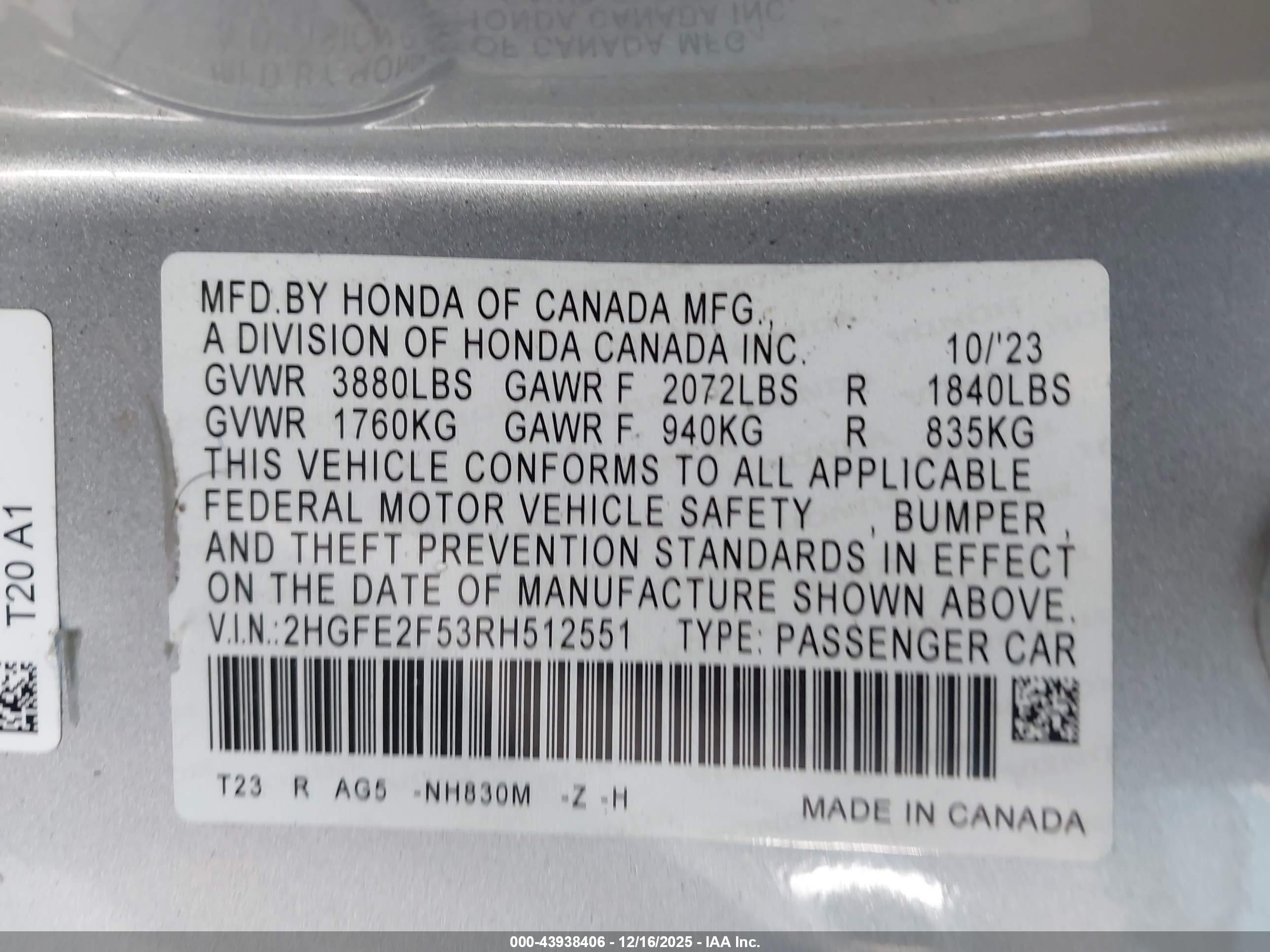 HONDA CIVIC image 9