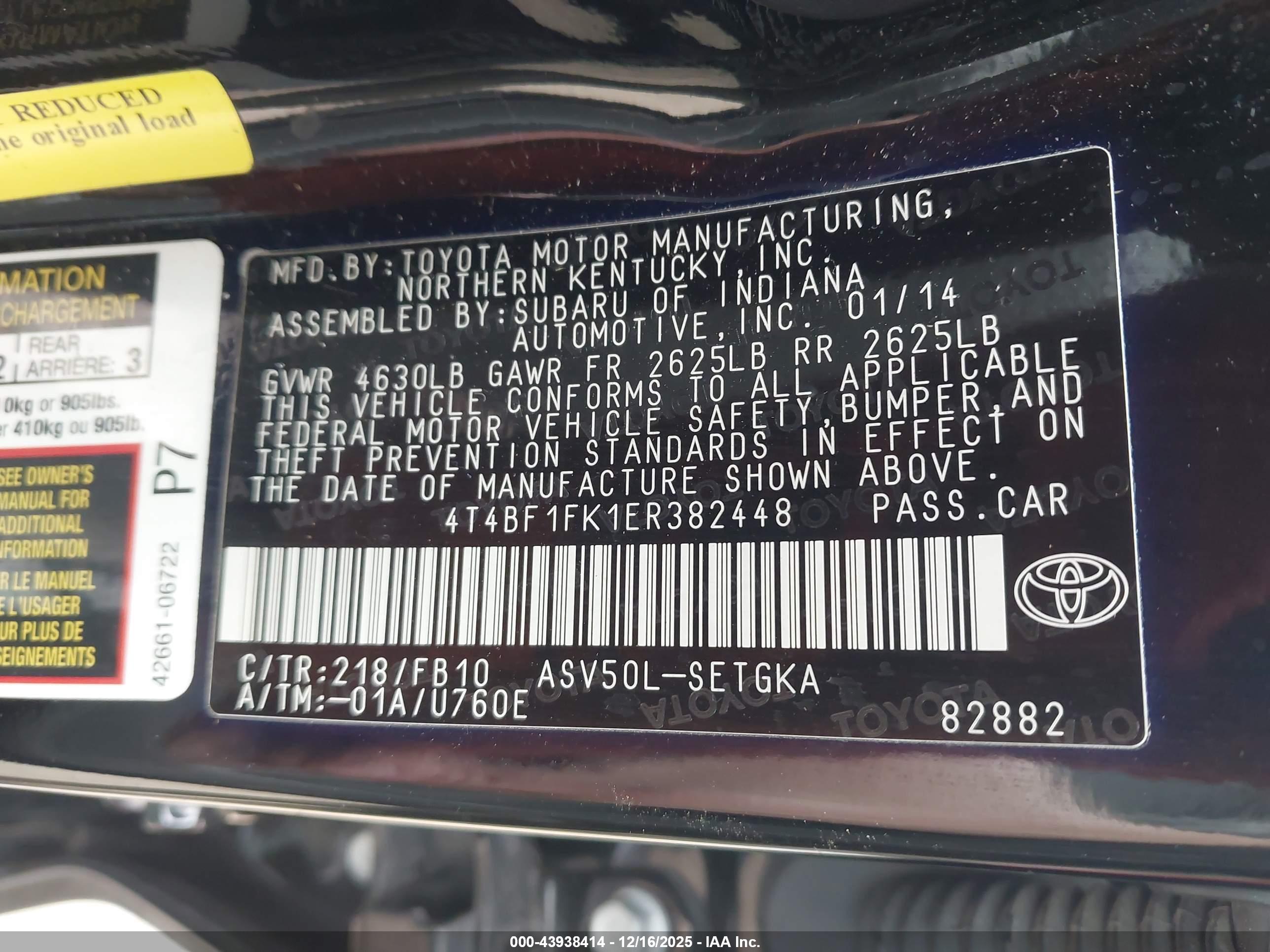 TOYOTA CAMRY image 9