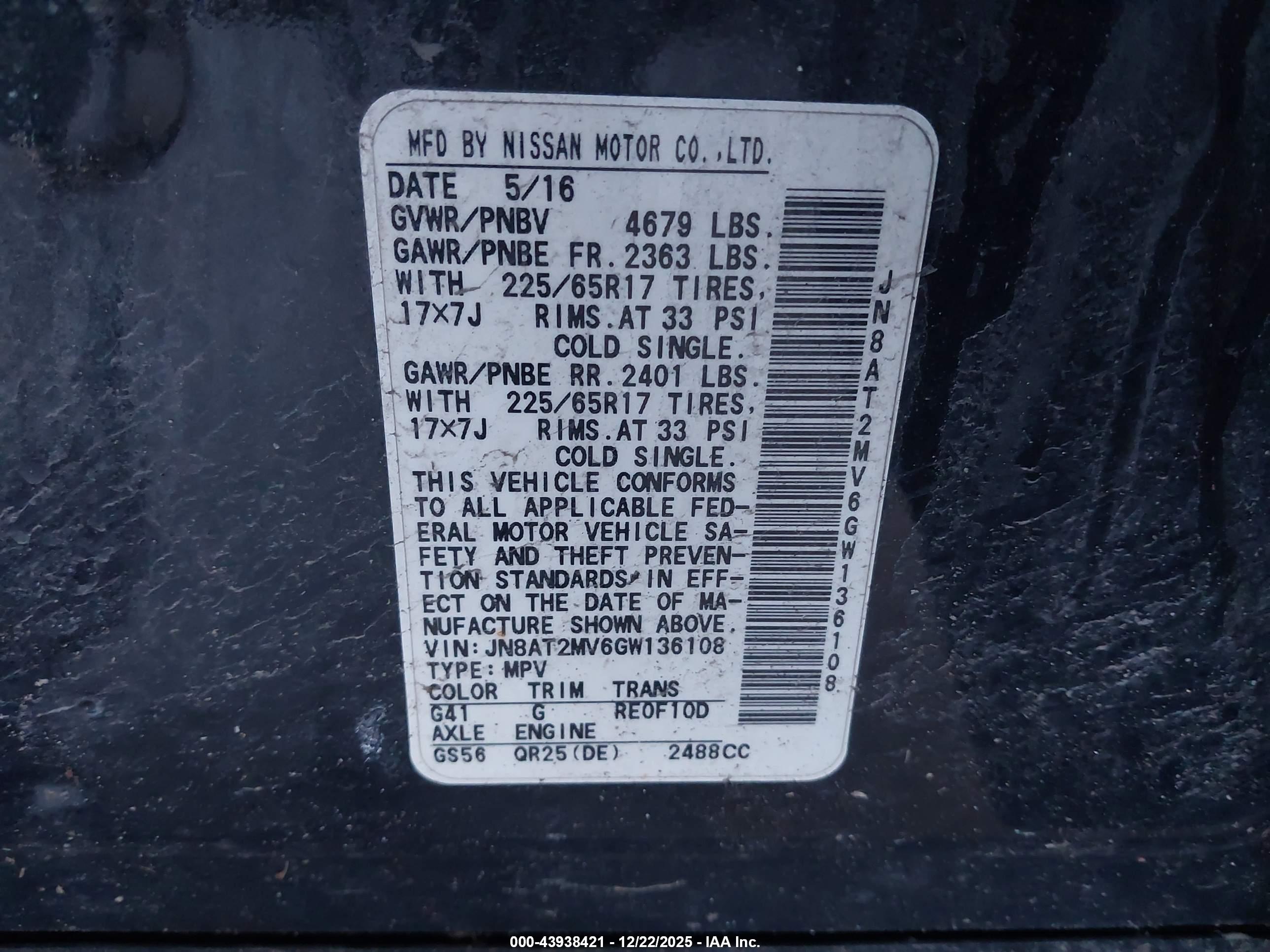 NISSAN ROGUE image 9