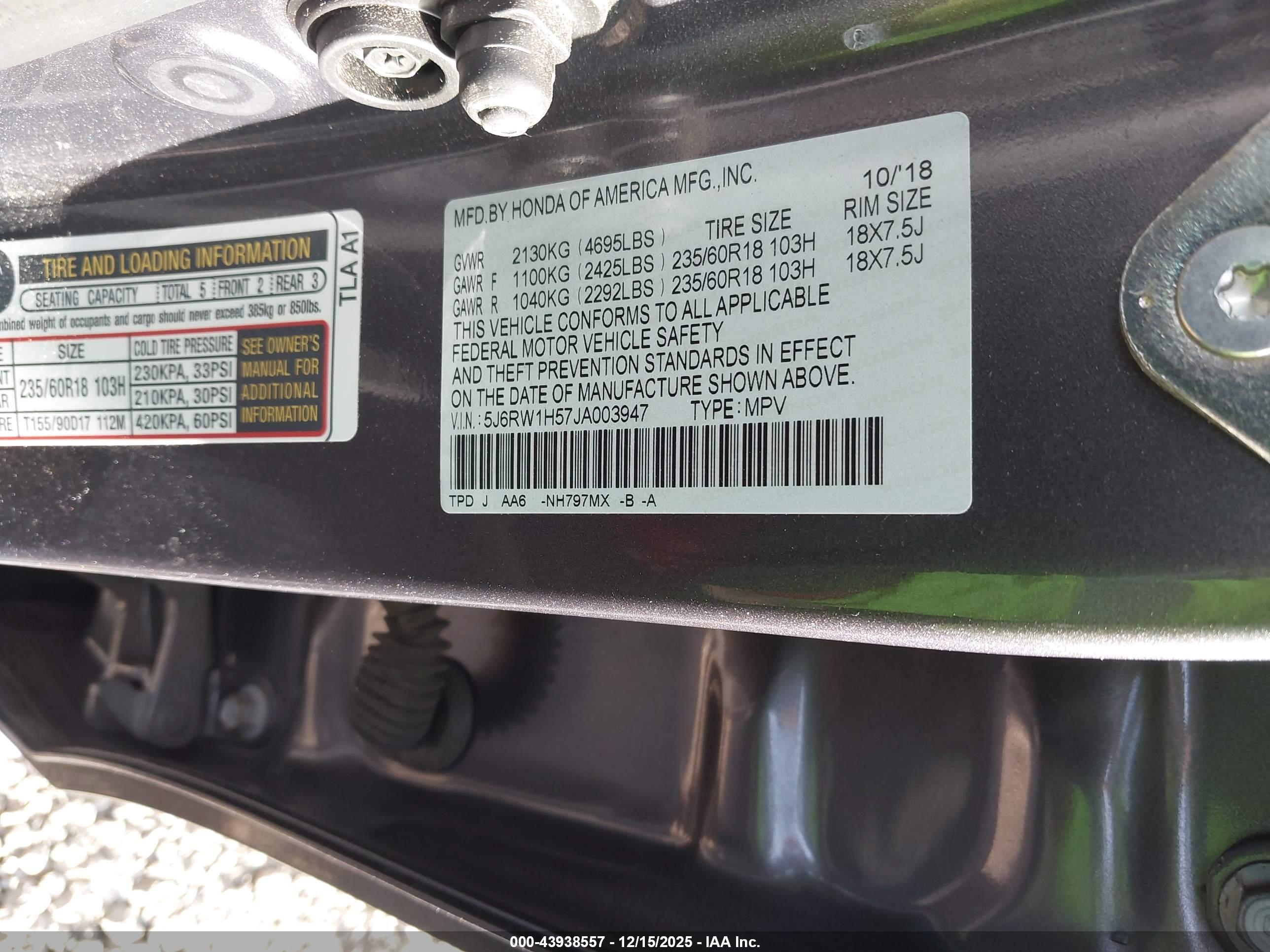 HONDA CR-V image 9