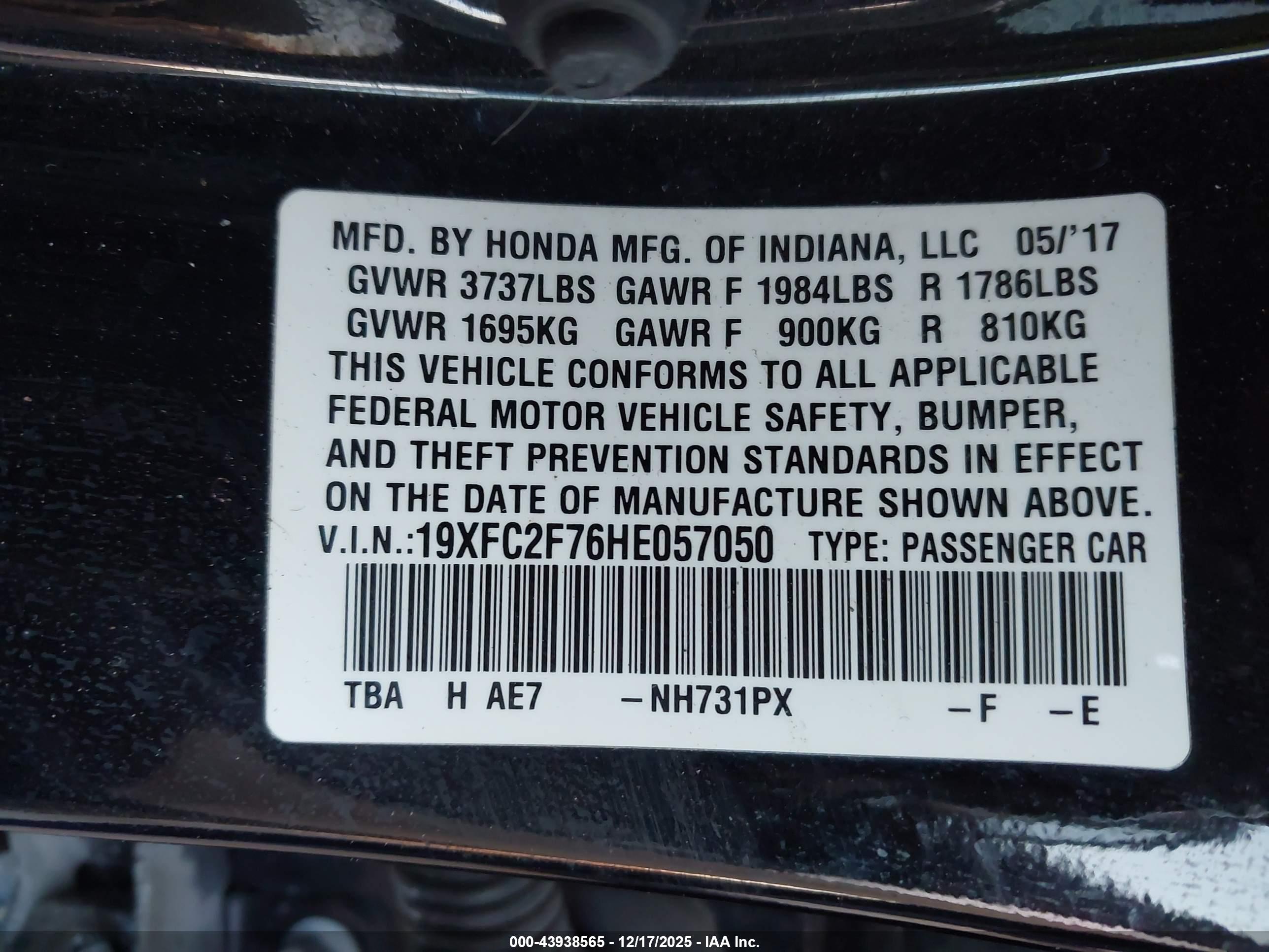 HONDA CIVIC image 9