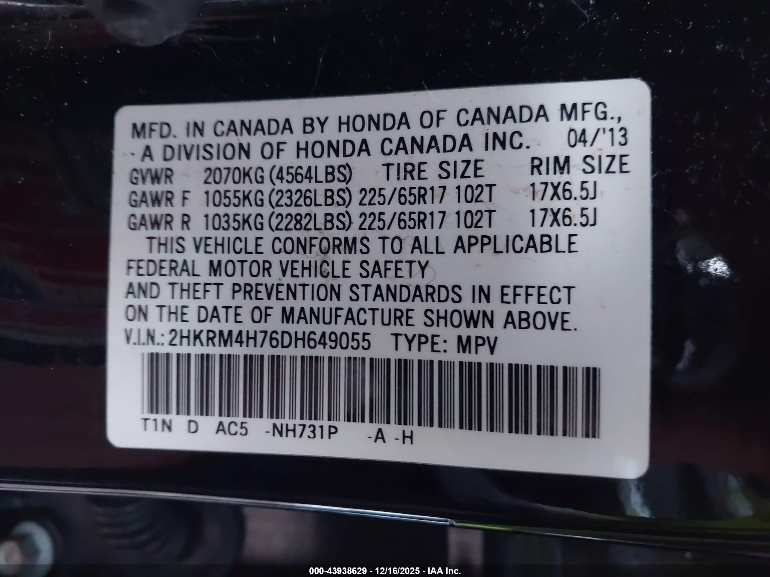 HONDA CR-V image 9