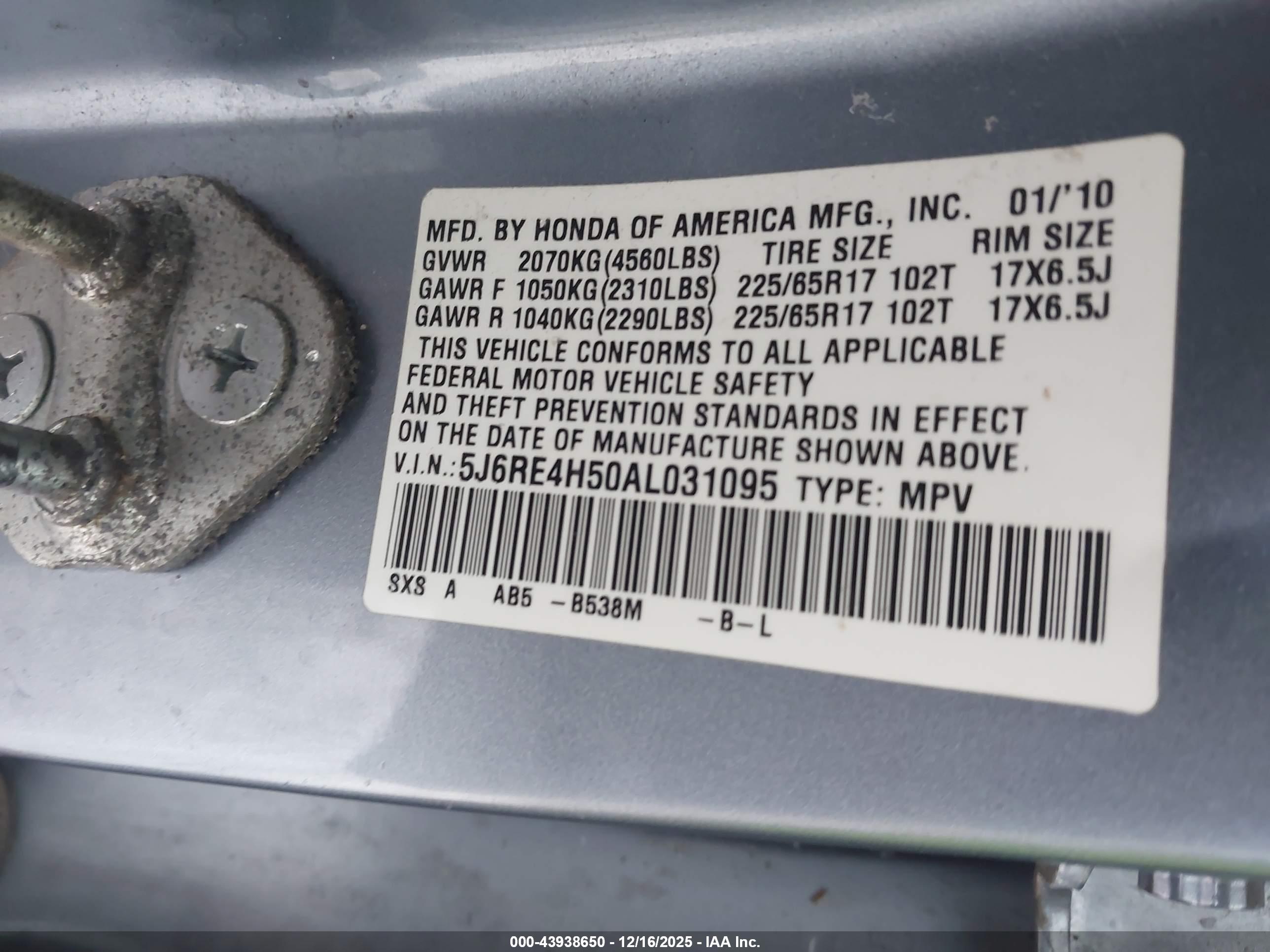 HONDA CR-V image 9