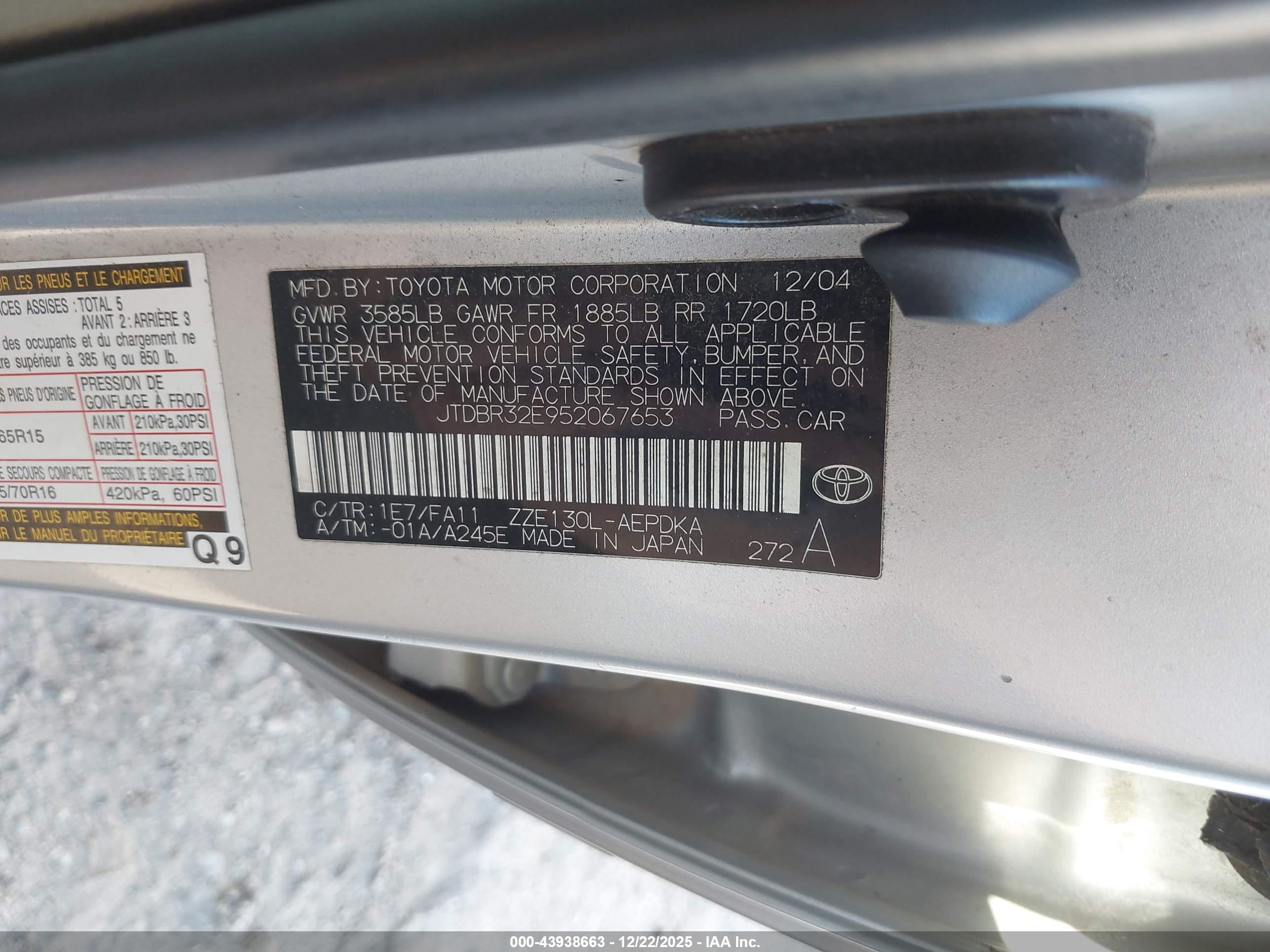 TOYOTA COROLLA image 9
