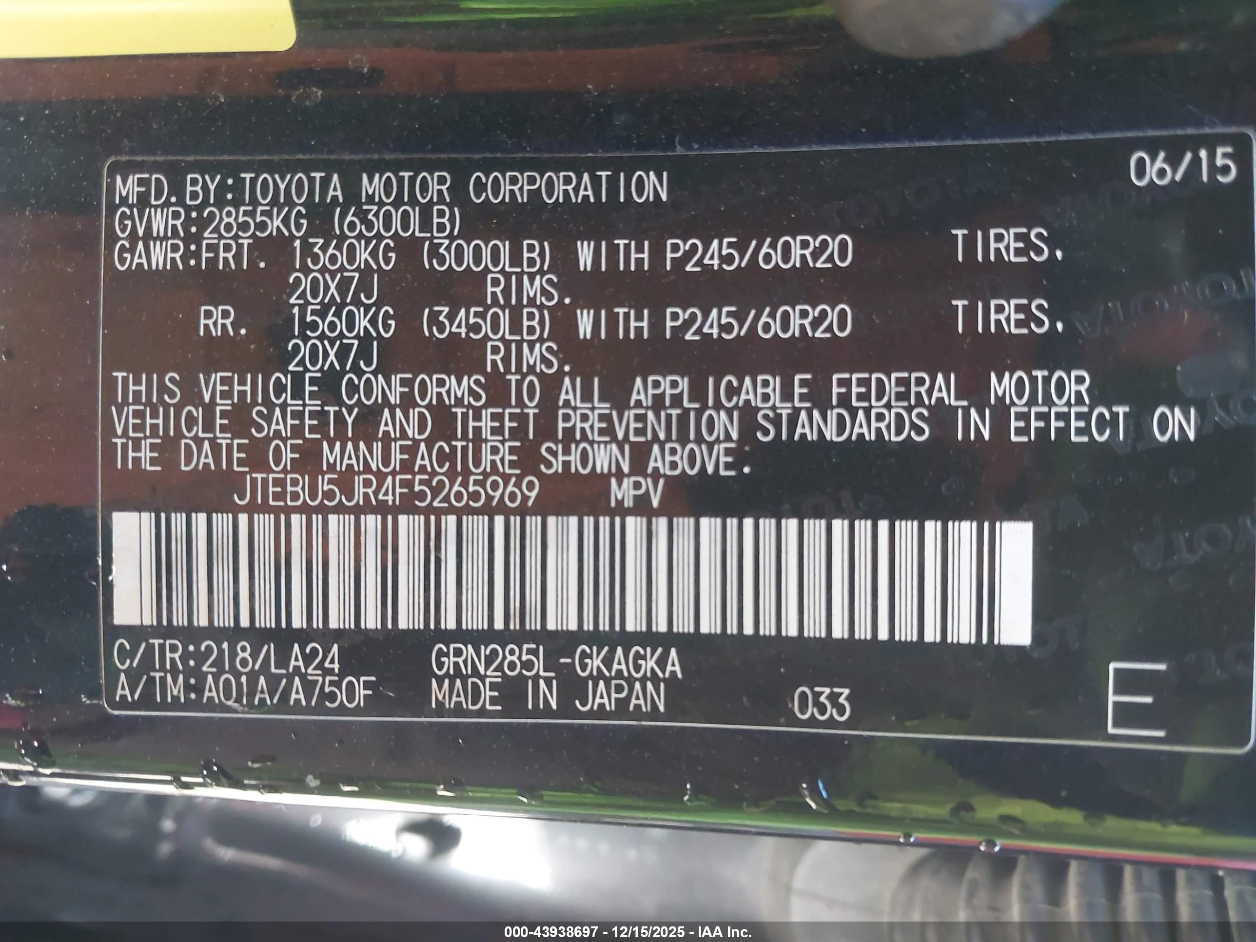 TOYOTA 4RUNNER image 9
