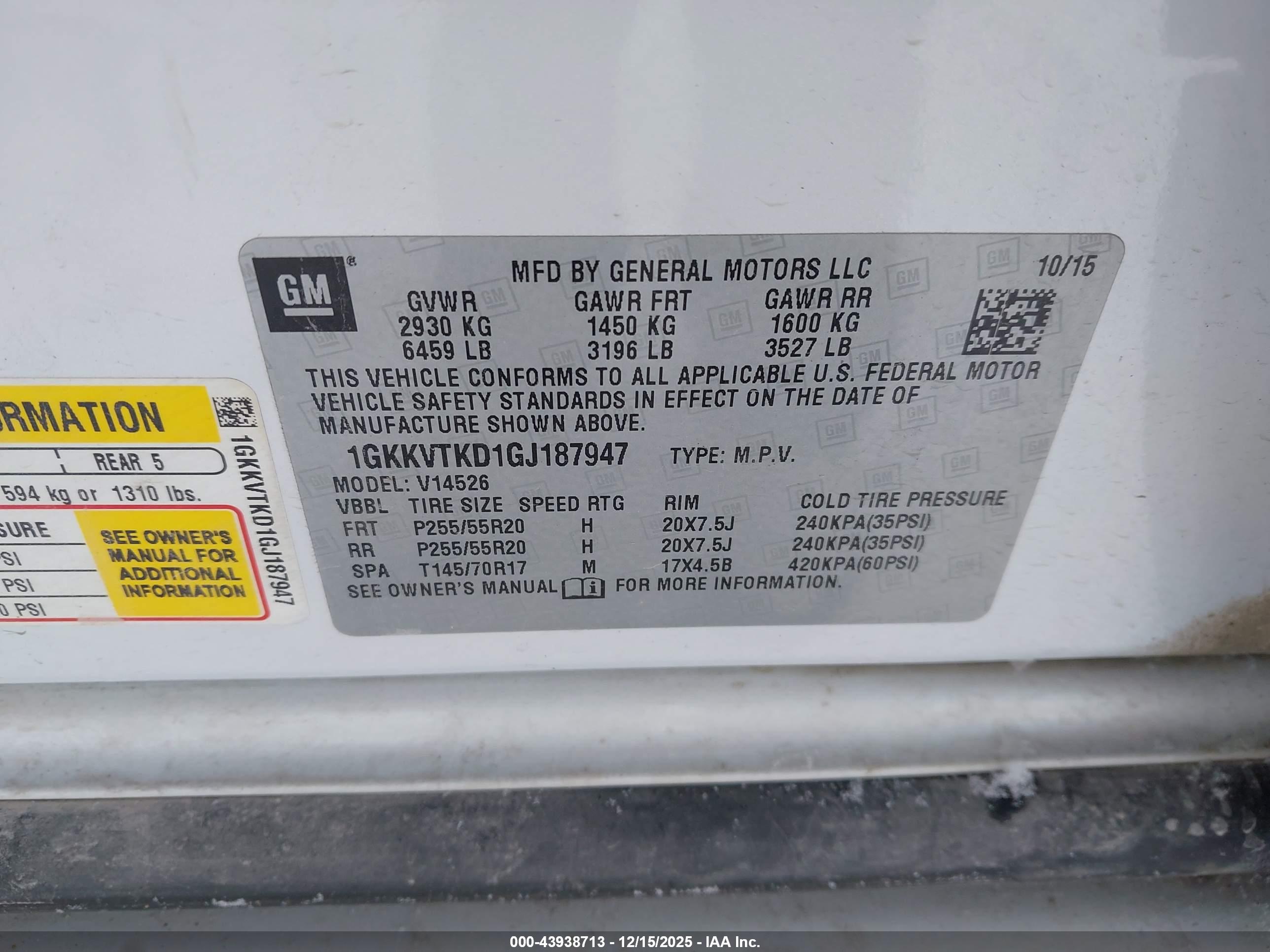 GMC ACADIA image 9