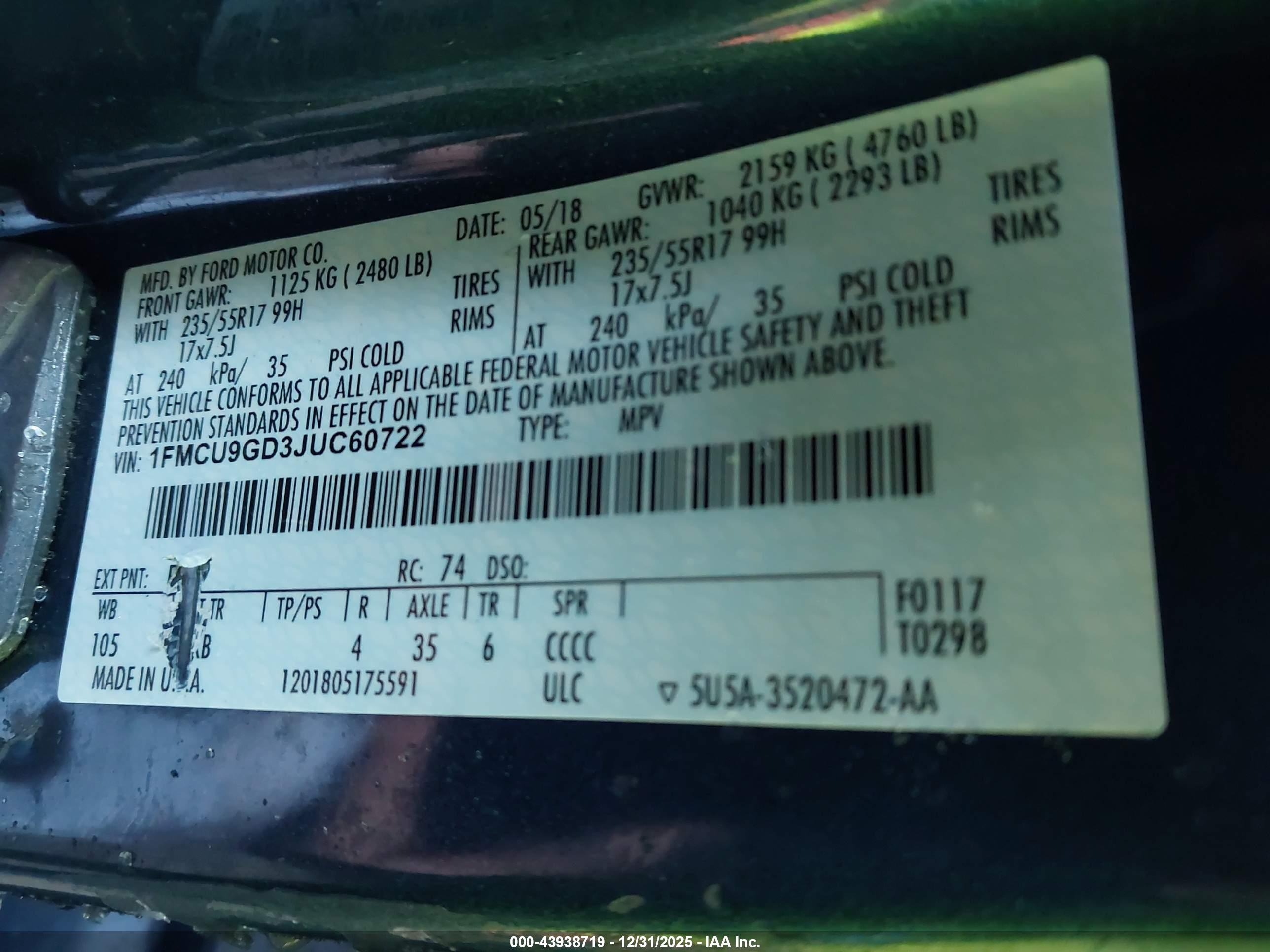 FORD ESCAPE image 9