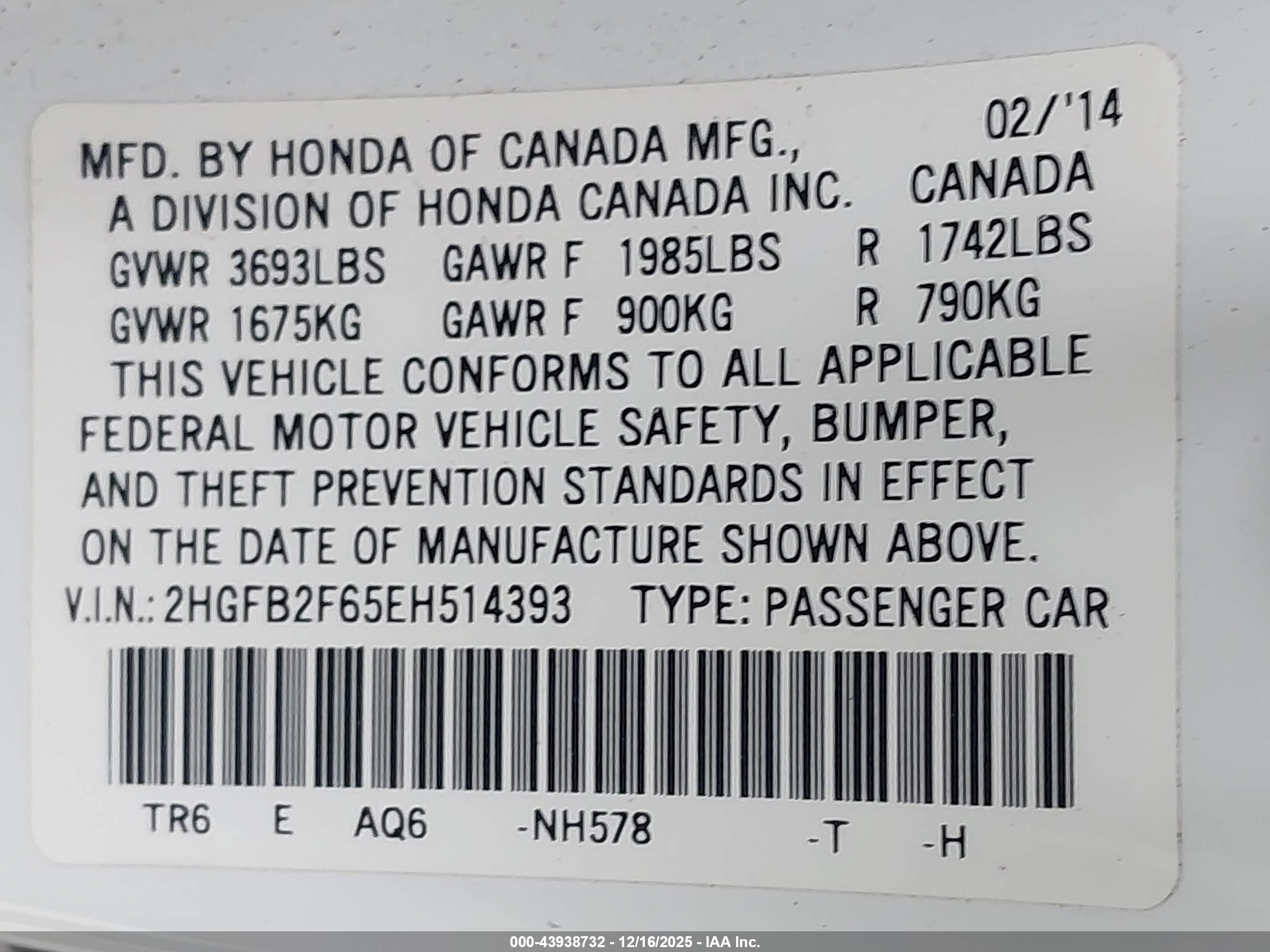 HONDA CIVIC image 9